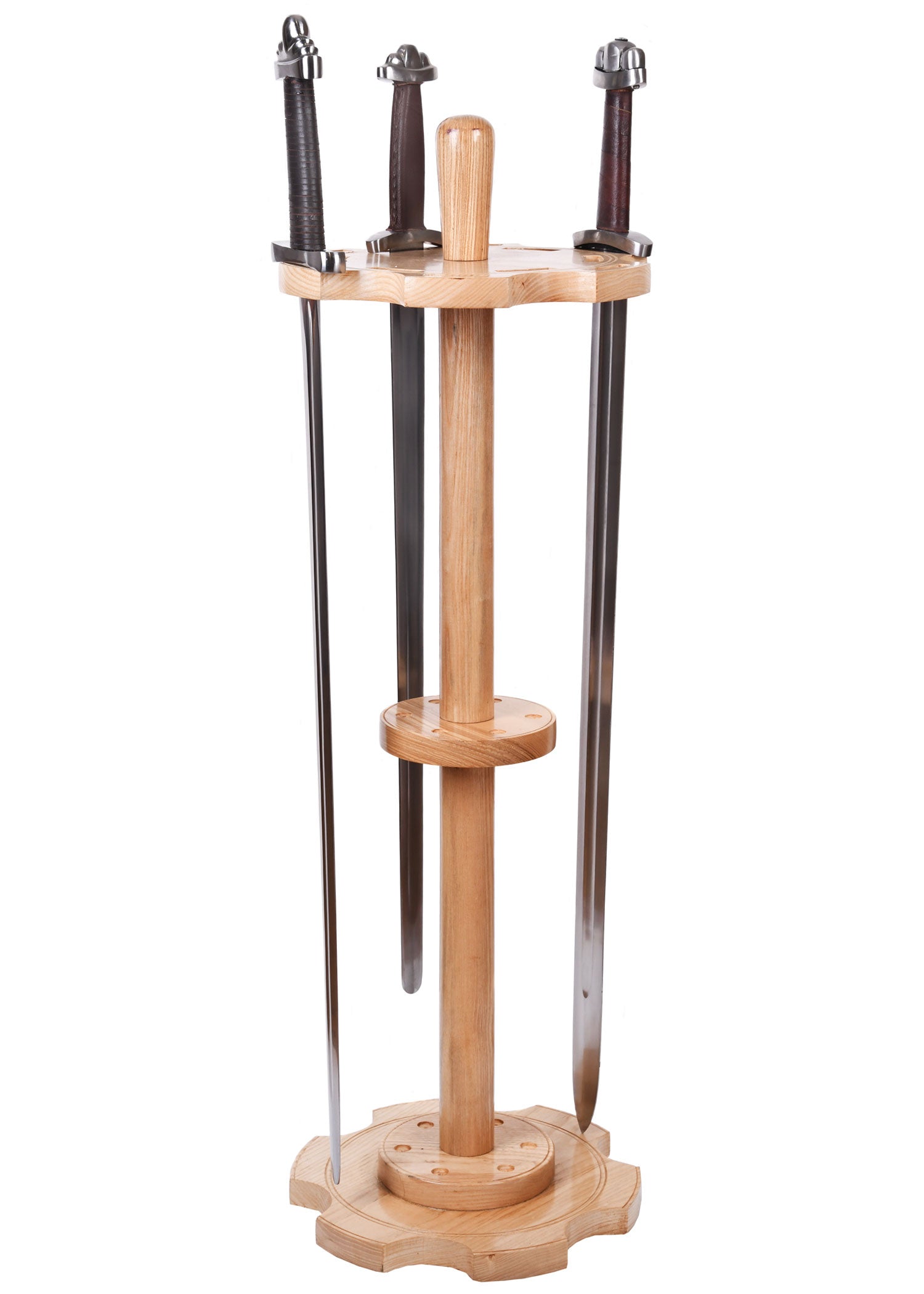 Imagen única de: Soporte Redondo Para 12 Espadas, Madera.