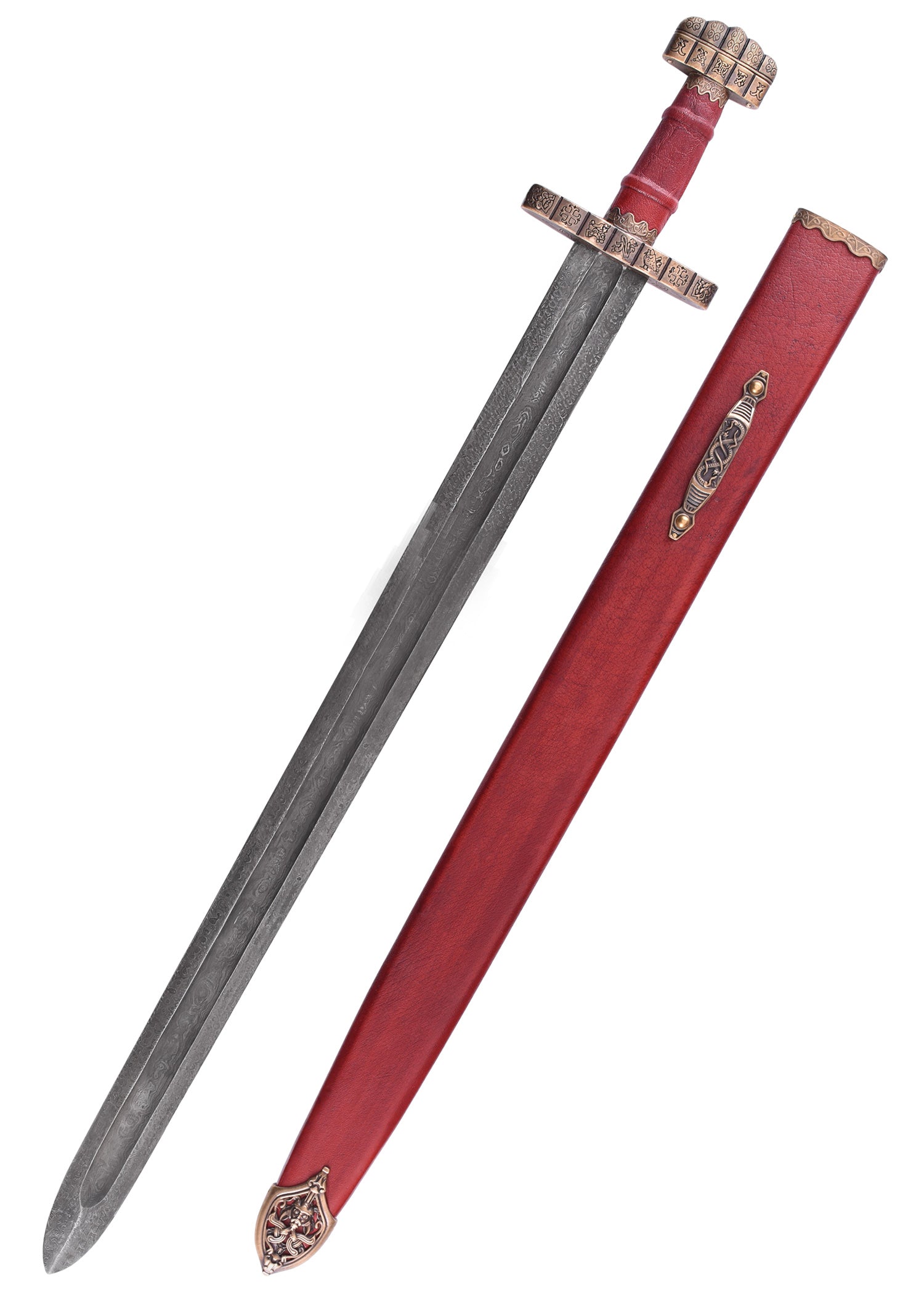 Imagen única de: Espada Vikinga De Haithabu, Siglo Ix, Acero De Damasco. Categoría-B