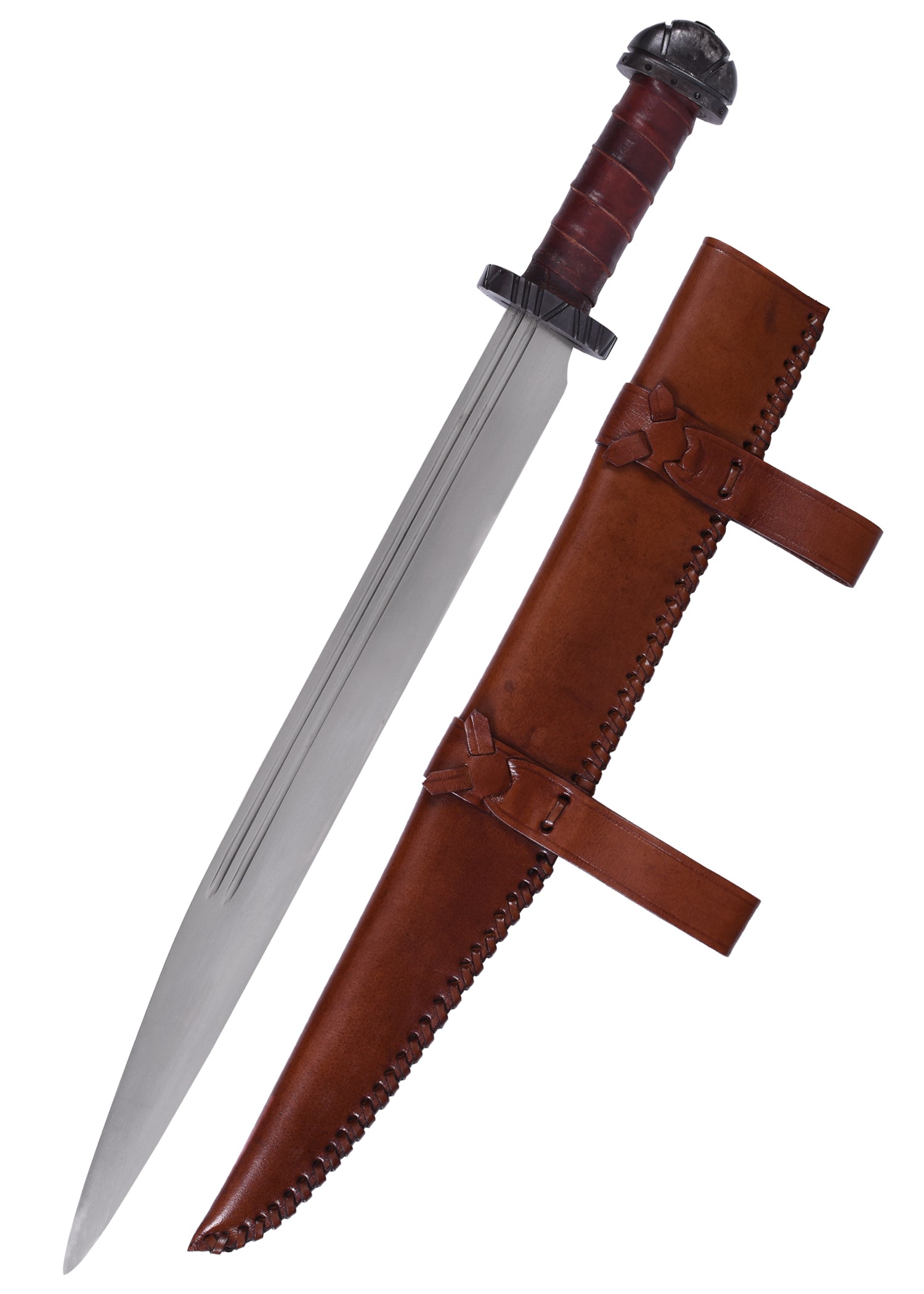 Imagen única de: Sax (Seax) Largo Vikingo Con Mango De Cuero