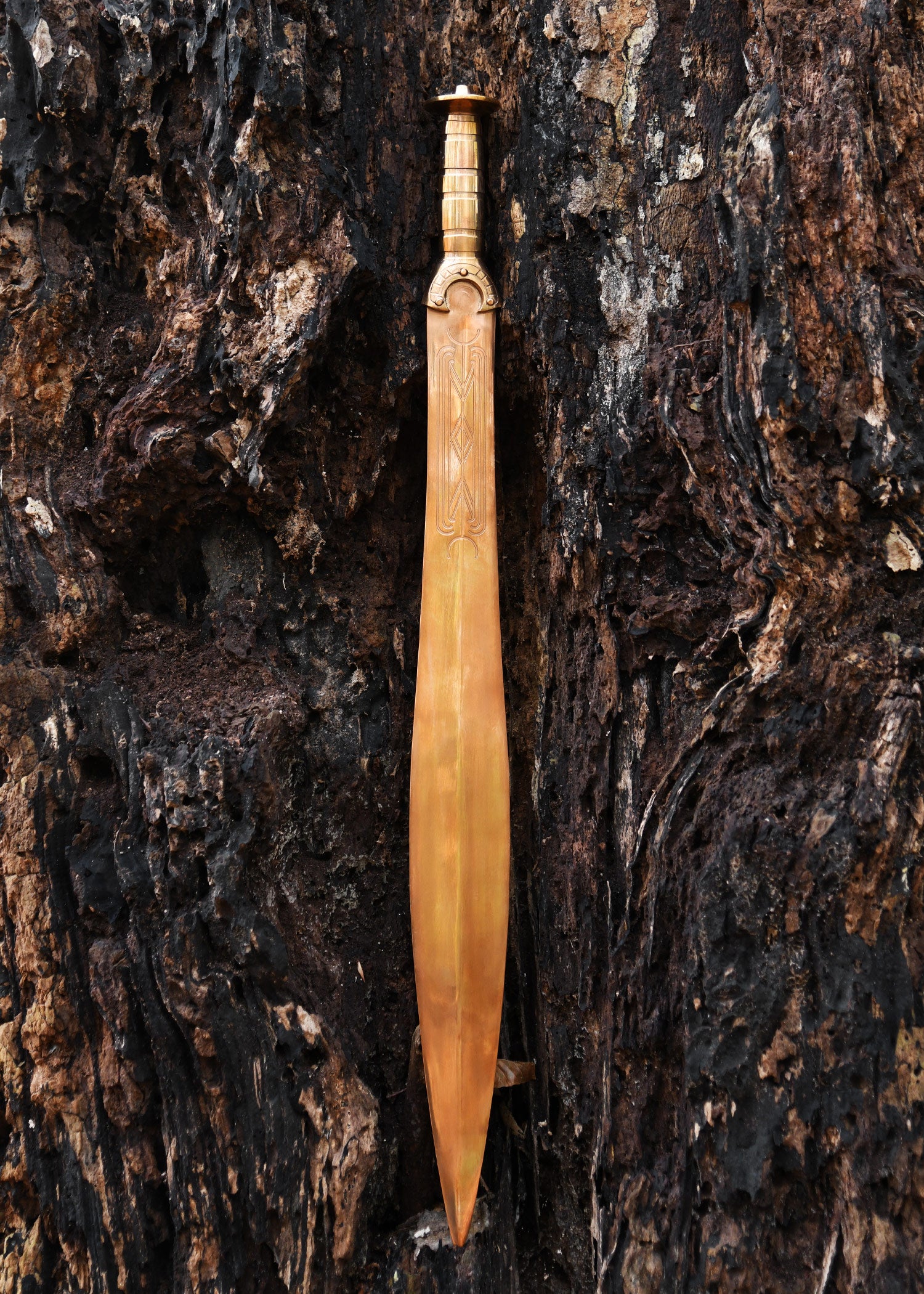 Imagen única de: Espada Corta Celta Fabricada En Bronce.