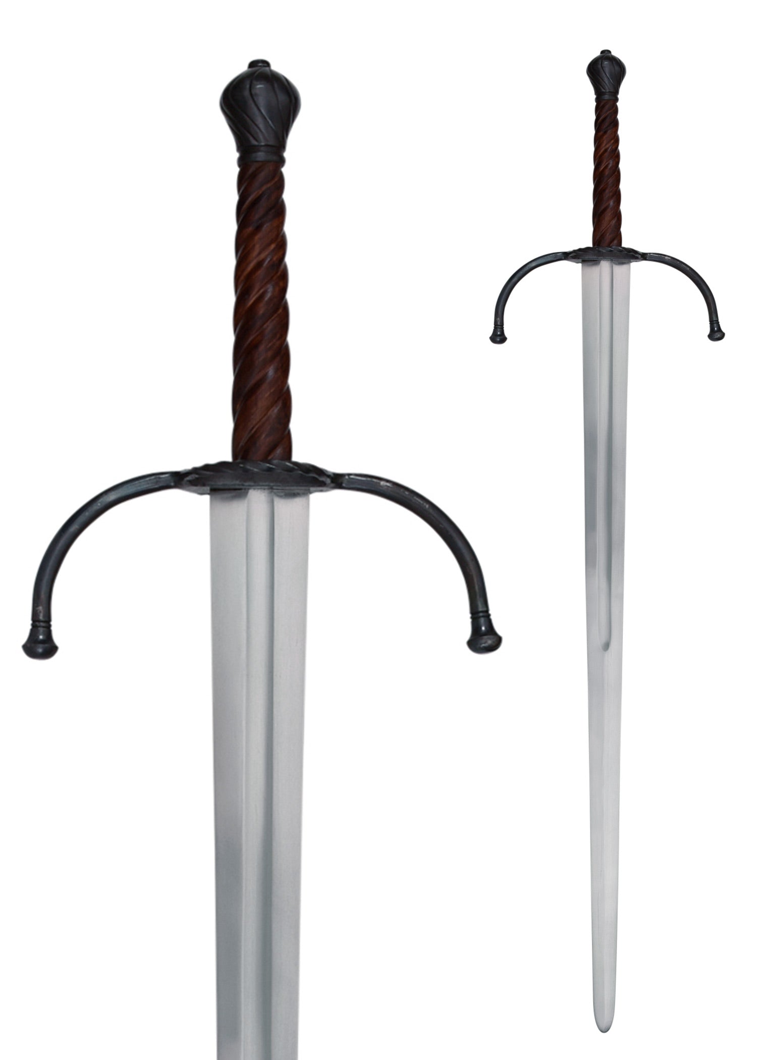 Imagen única de: Espada Medieval Tardía A Dos Manos, Para Combate De Espectáculo, Categoría-C
