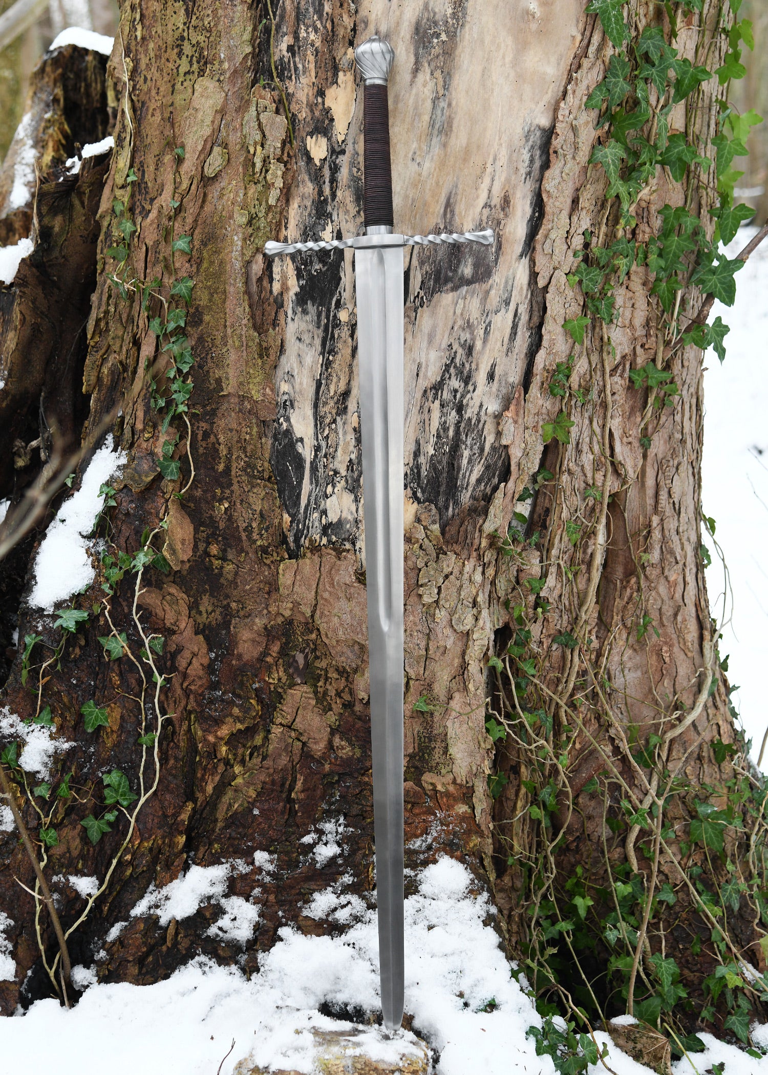 Espada Bastarda Con Vaina, Para Combate De Espectáculo, Categoría-B en Tienda Medieval