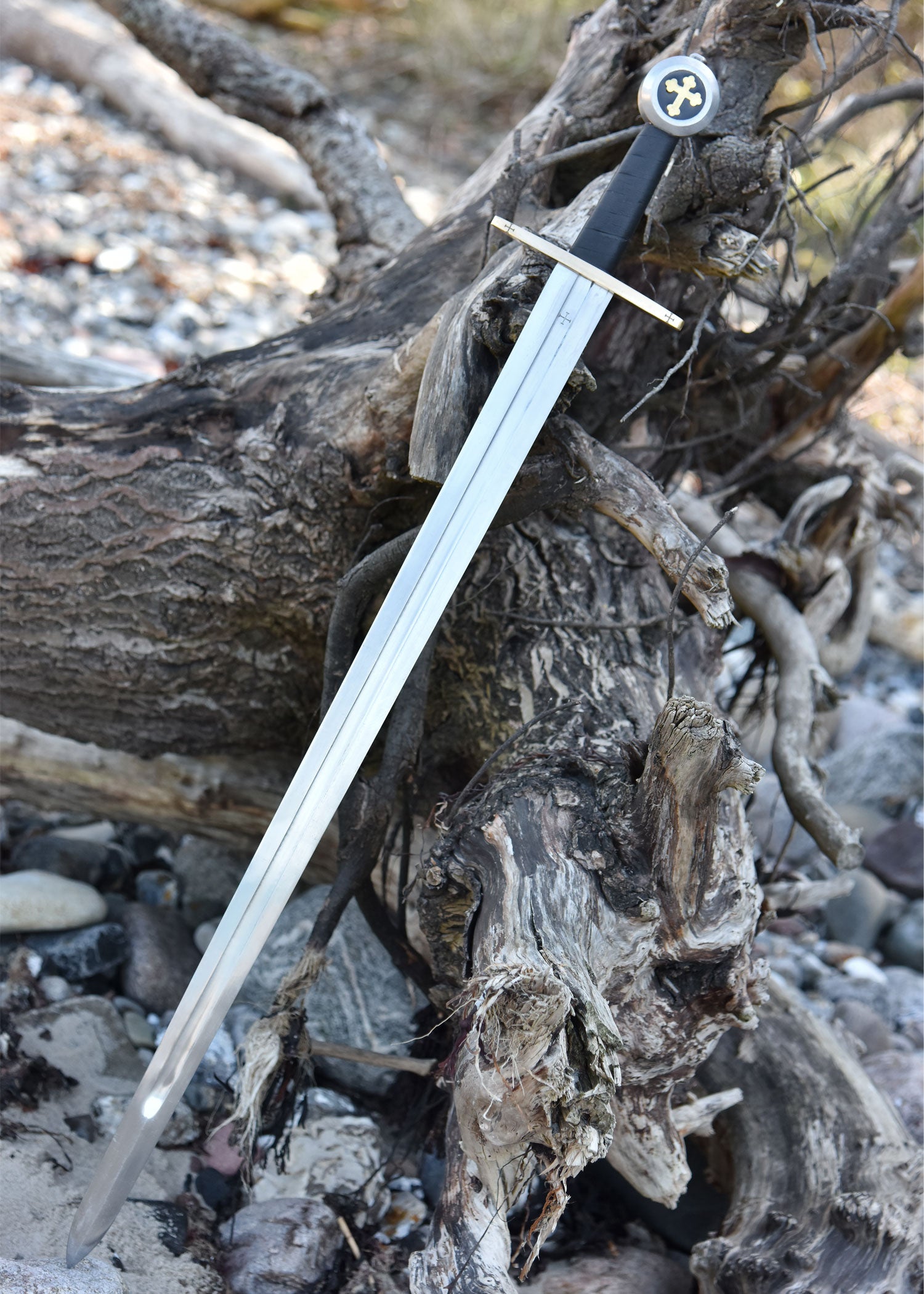 Imagen única de: Espada Templaria Militia Templi Con Vaina Categoría-B