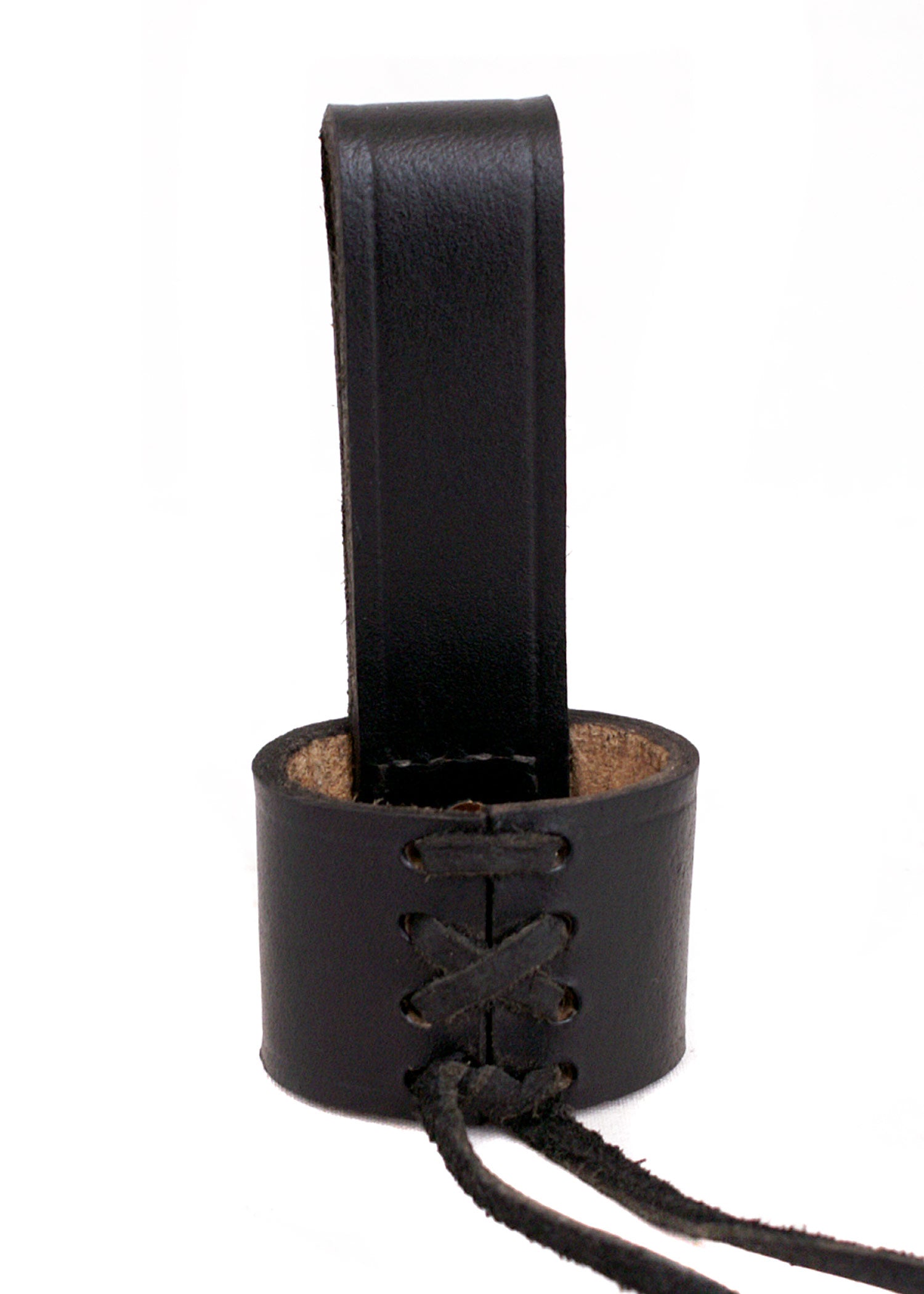 Imagen única de: Porta Cinturón Para Daga, Fabricado En Cuero Negro, Tamaño Ajustable