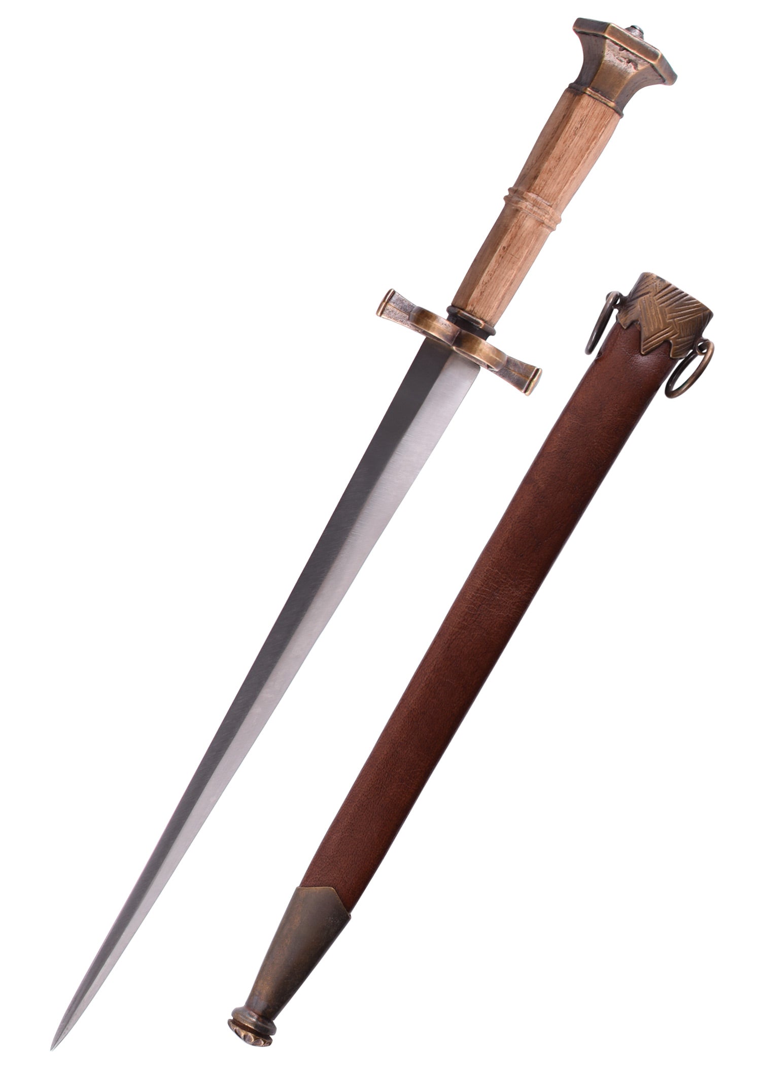 Imagen única de: Daga De Parada Alemana Con Vaina, Siglo Xvi.