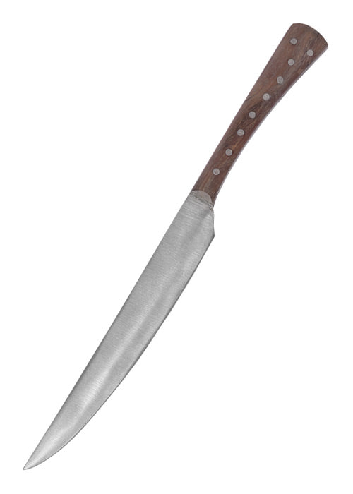 Imagen única de: Cuchillo De Comedor Con Mango De Madera, 23,5 Cm, Con Funda