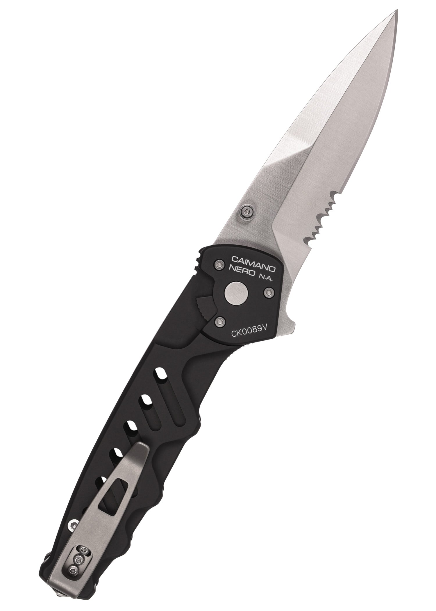 Imagen única de: Extrema Ratio Caimano Nero N.a. Satinado, Navaja De Bolsillo