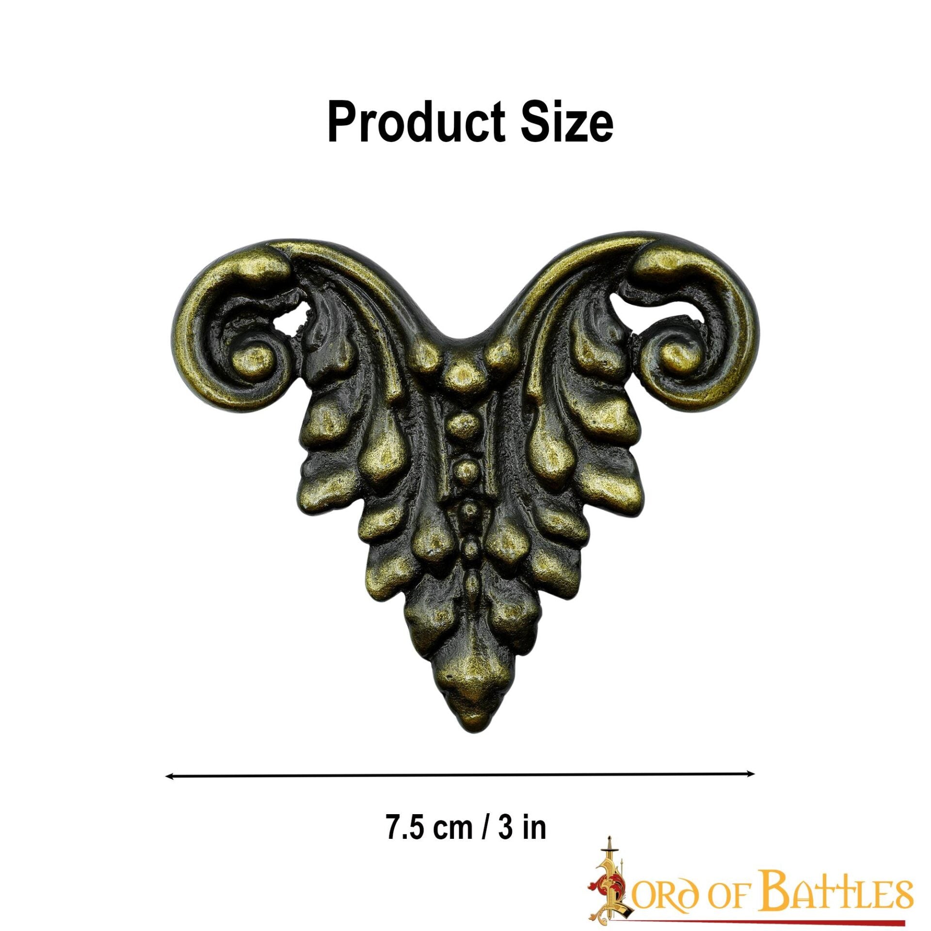 Montura de cuero con latón antiguo — accesorio funcional - imagen 3