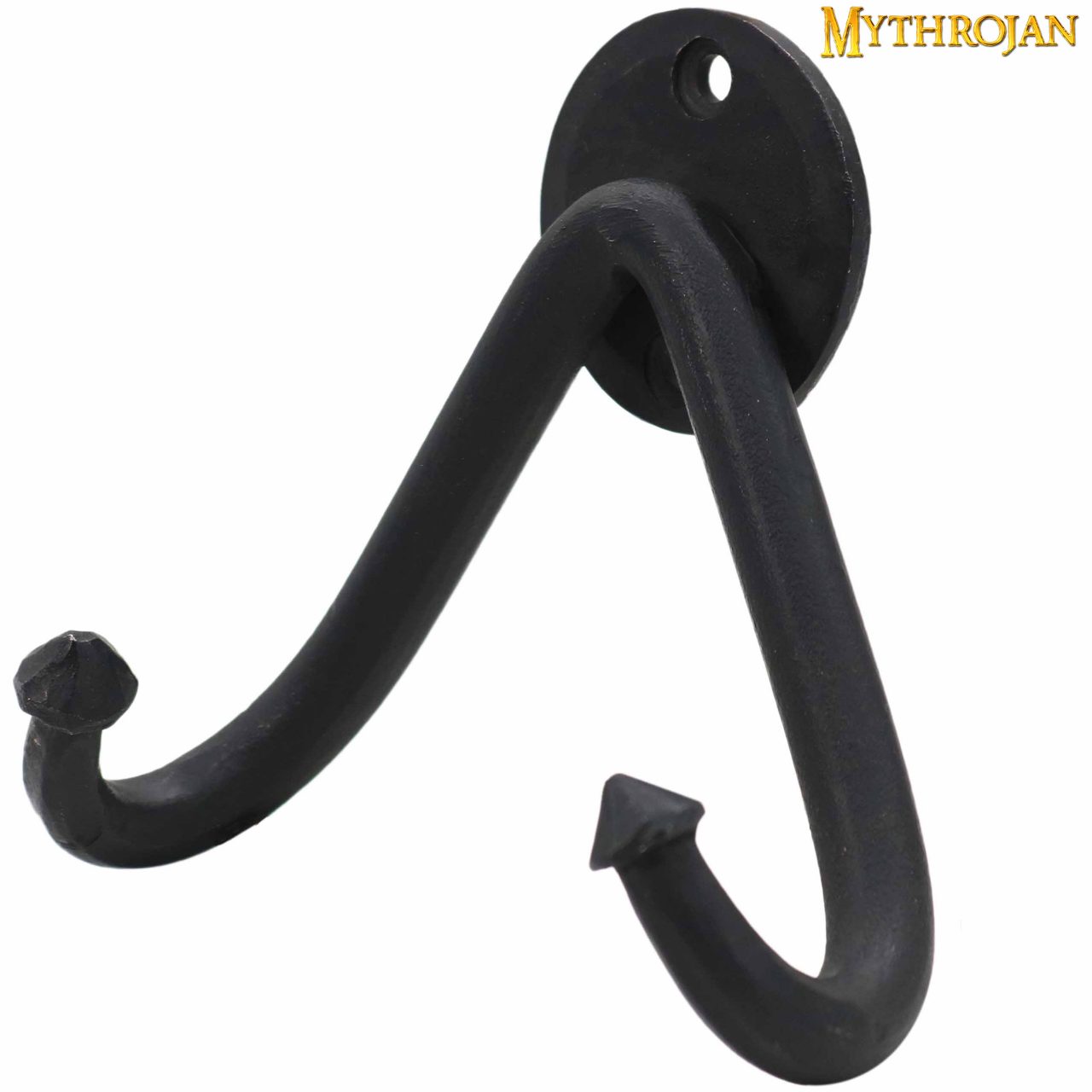 Imagen única de: Soporte de Pared para Espada Pesada Mythrojan en Acabado Negro Forjado : Soporte de Pared para Espada Universal