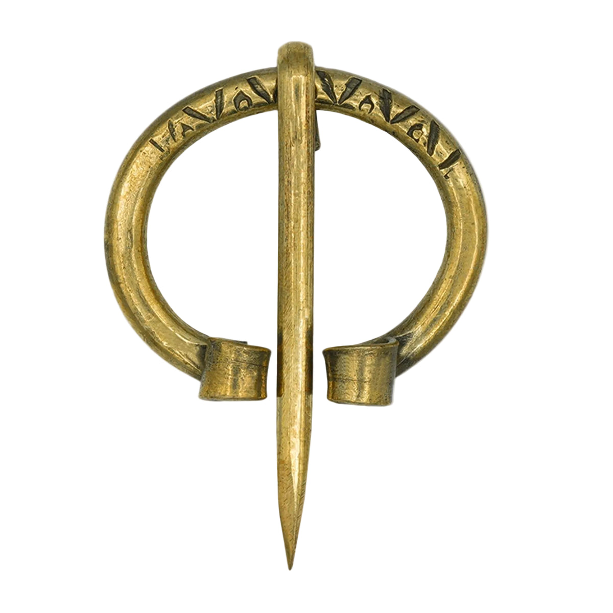 Imagen única de: Broche penannular de latón para capa - estilos medievales
