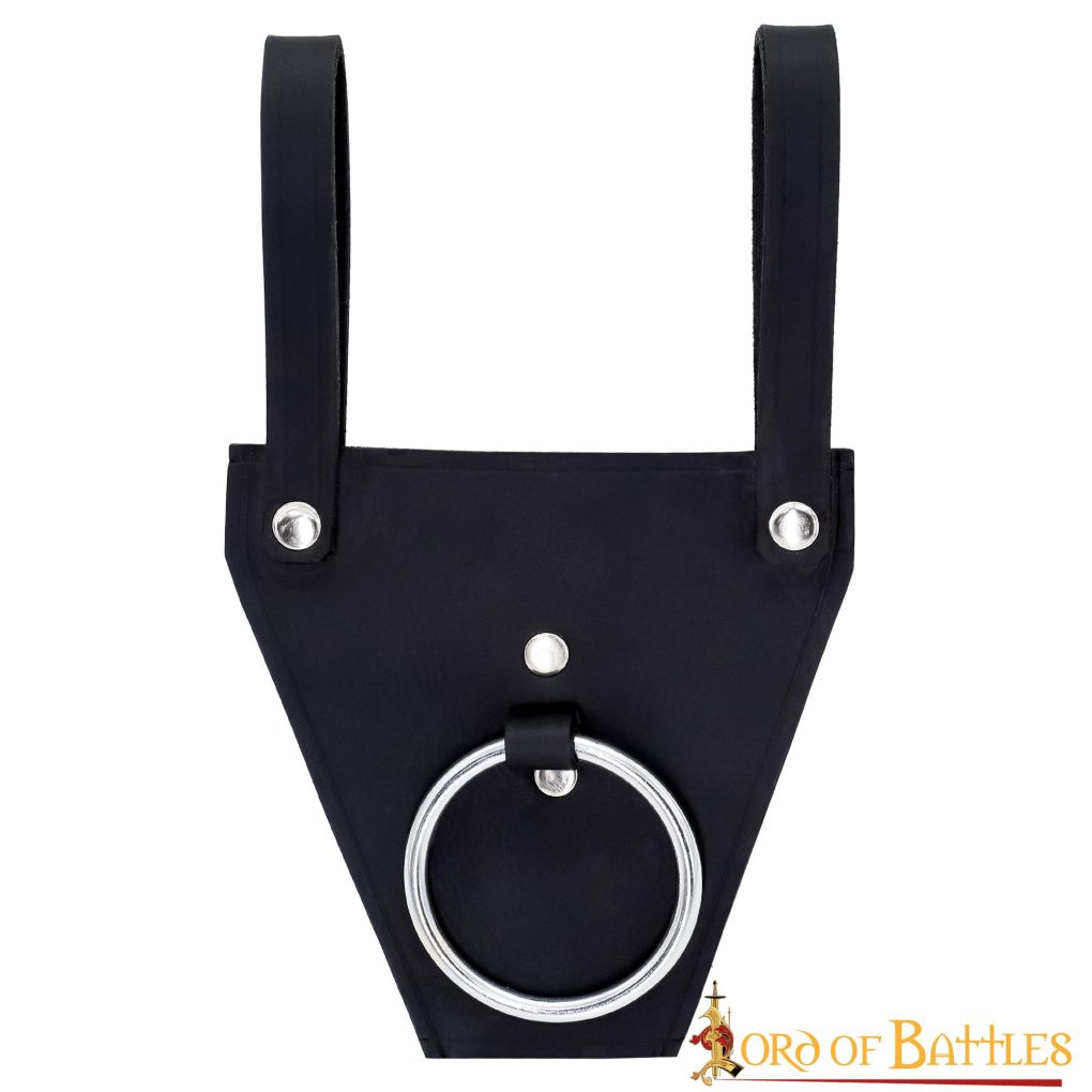Soporte de anilla para espada en cuero genuino 3 mm — LARP y cosplay - imagen 7