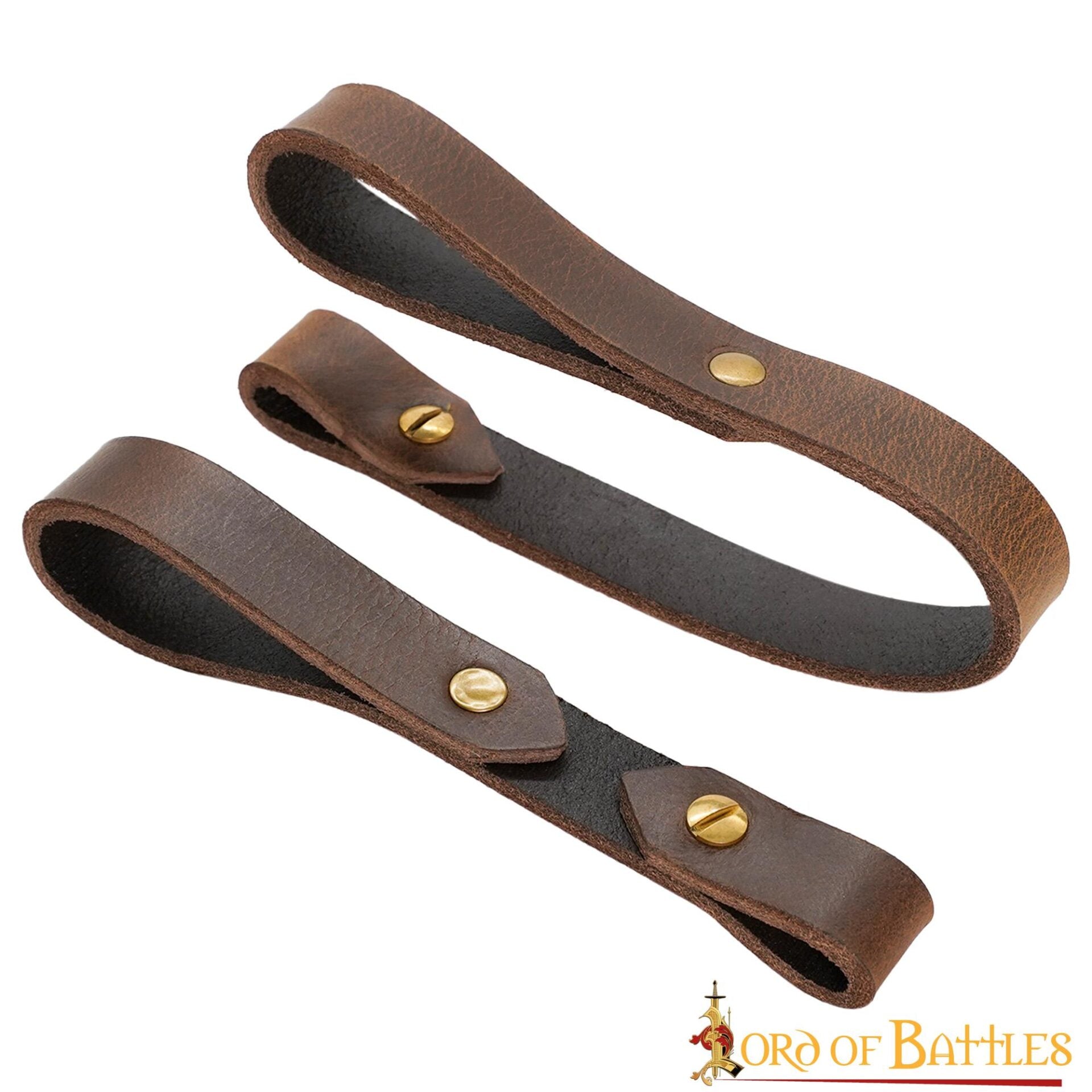 Colgador de espada ajustable en cuero — estilo medieval - imagen 7