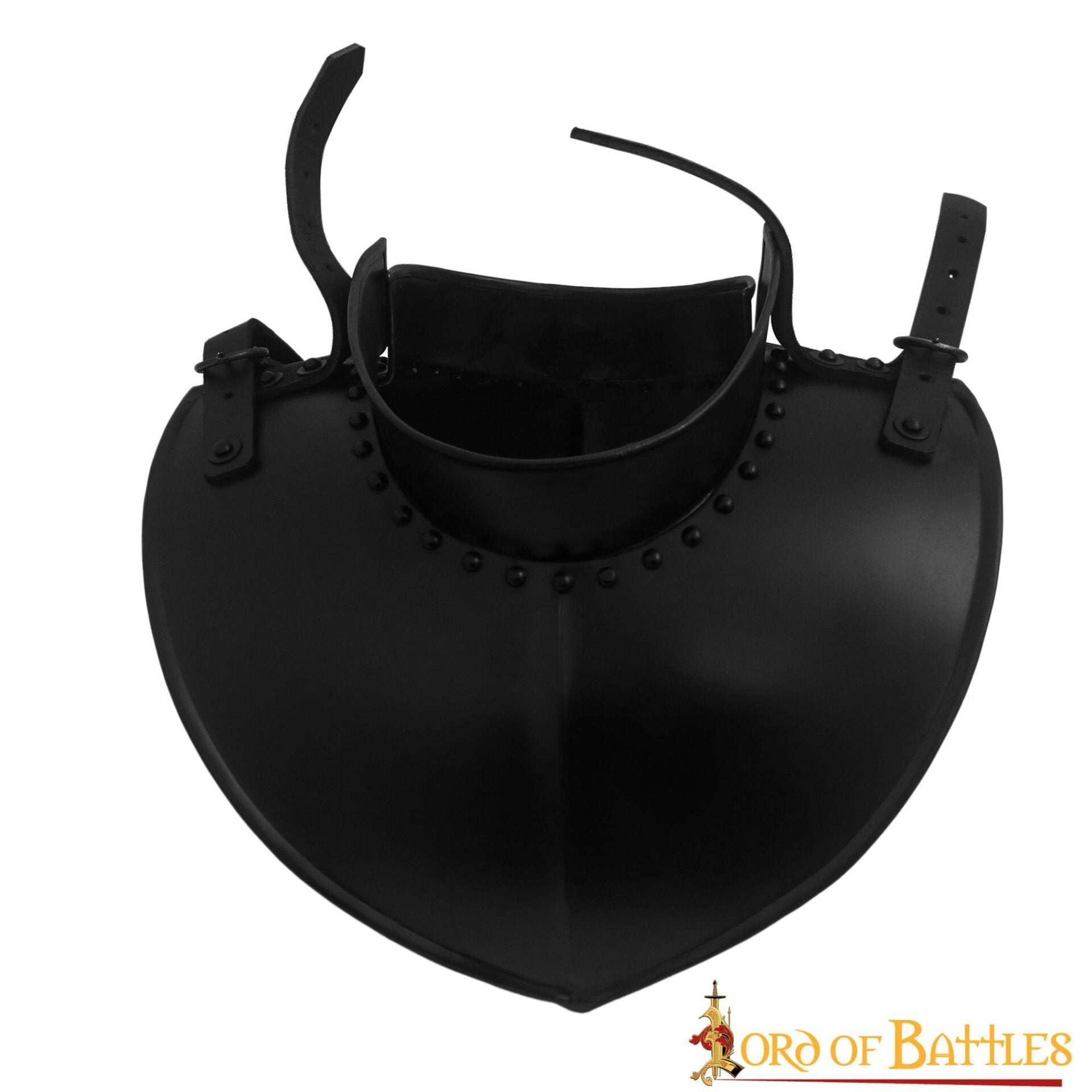 Gorguera de placa 18 gauge para caballero — Negro - imagen 15