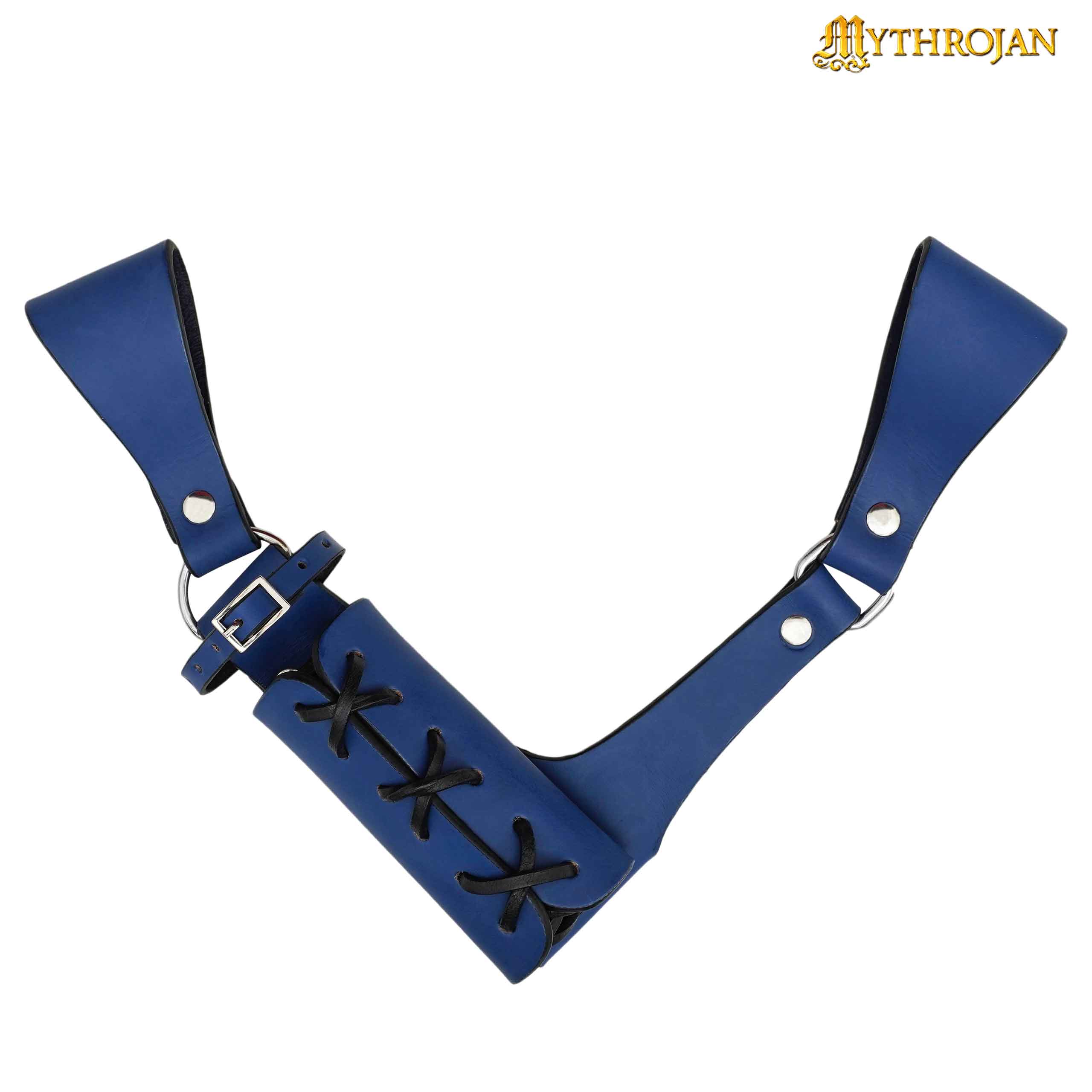 Soporte ajustable de cuero genuino para vaina y espada (cinturones hasta 6 cm) - imagen 13