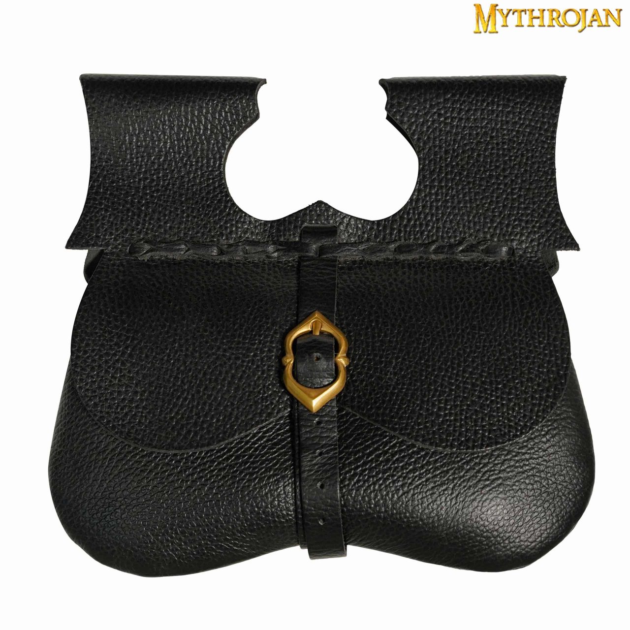 Bolsa riñón medieval de cuero para cinturón - imagen 7