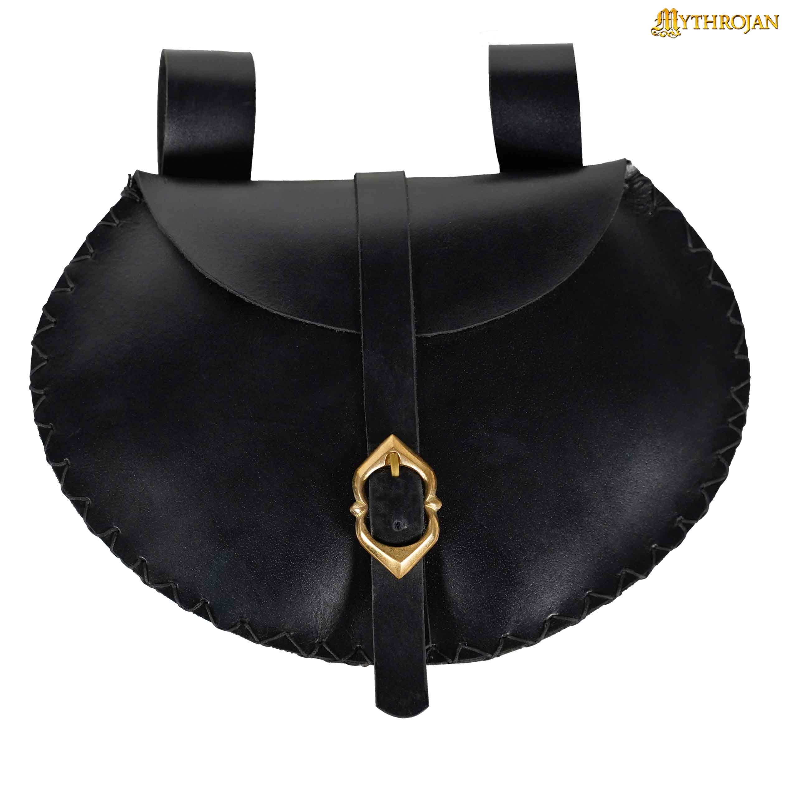 Imagen única de: Funda Medieval Vikinga de Cuero para Cinturón Mythrojan