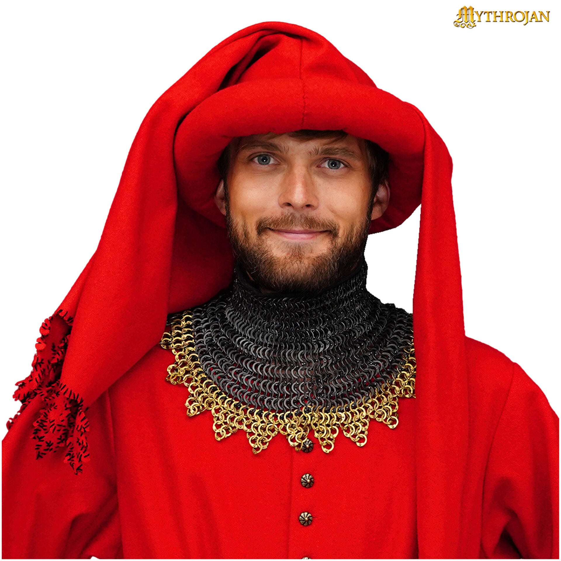 Chaperón medieval de lana (estilo tardío, siglo XV) - imagen 18