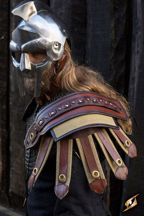 Imagen única de: Armadura De Hombro Romana - Marrón