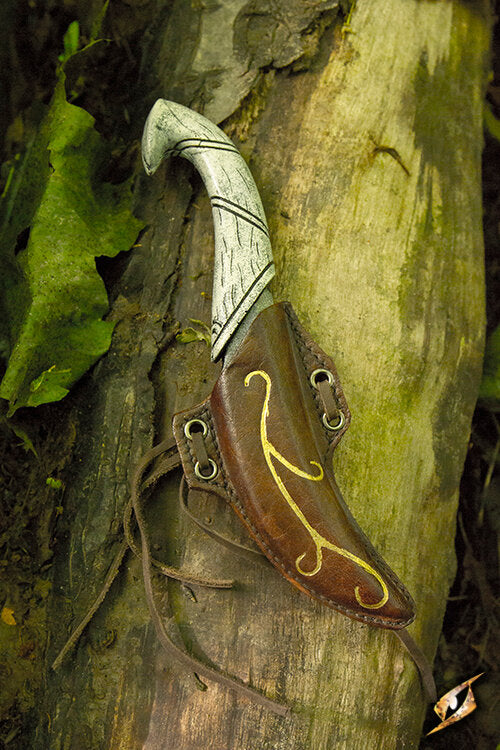 Imagen única de: Cuchillo Arrojadizo Élfico Y Soporte