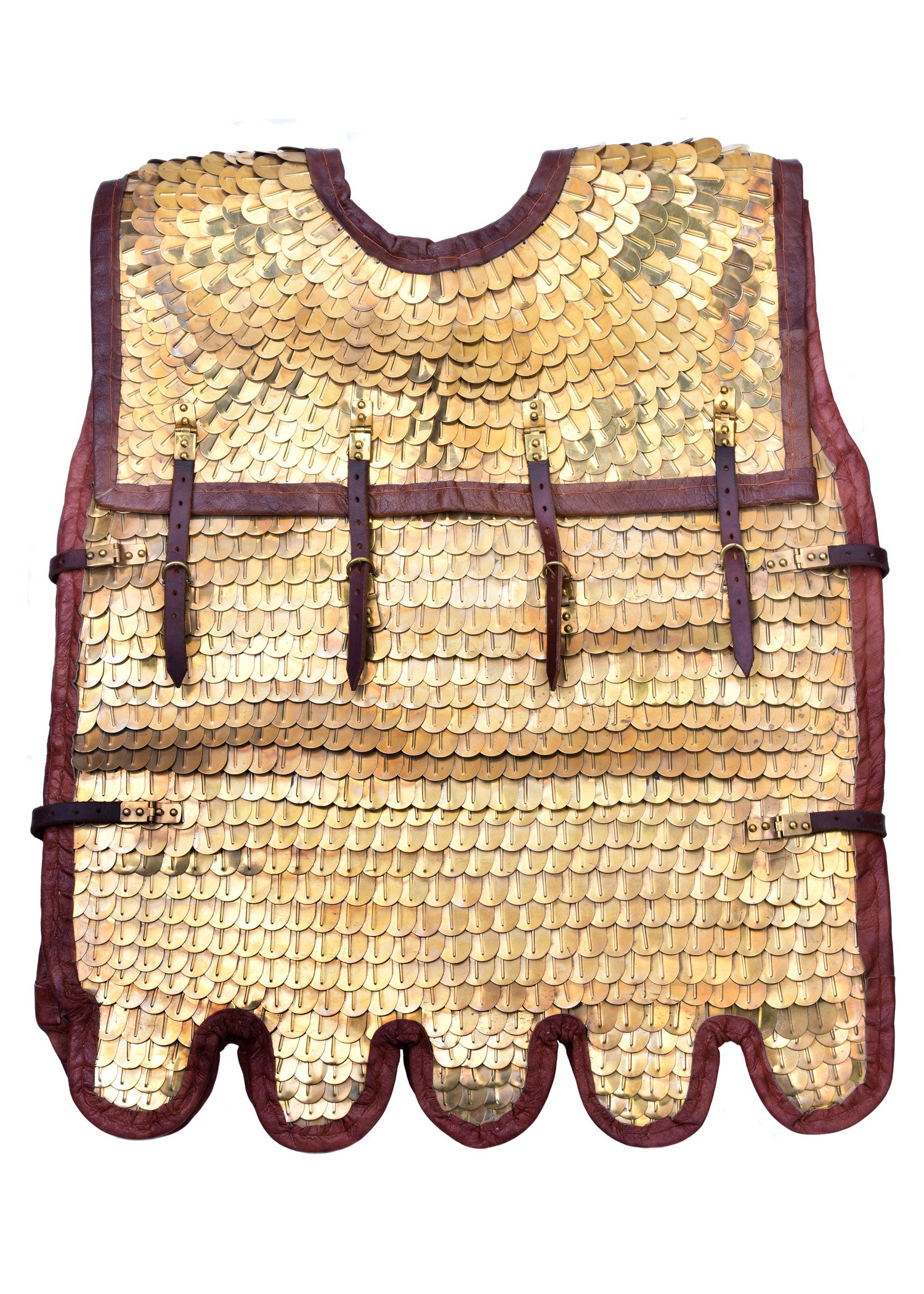 Imagen única de: Lorica Squamata, Armadura De Escamas Con Hombros Dobles, Latón