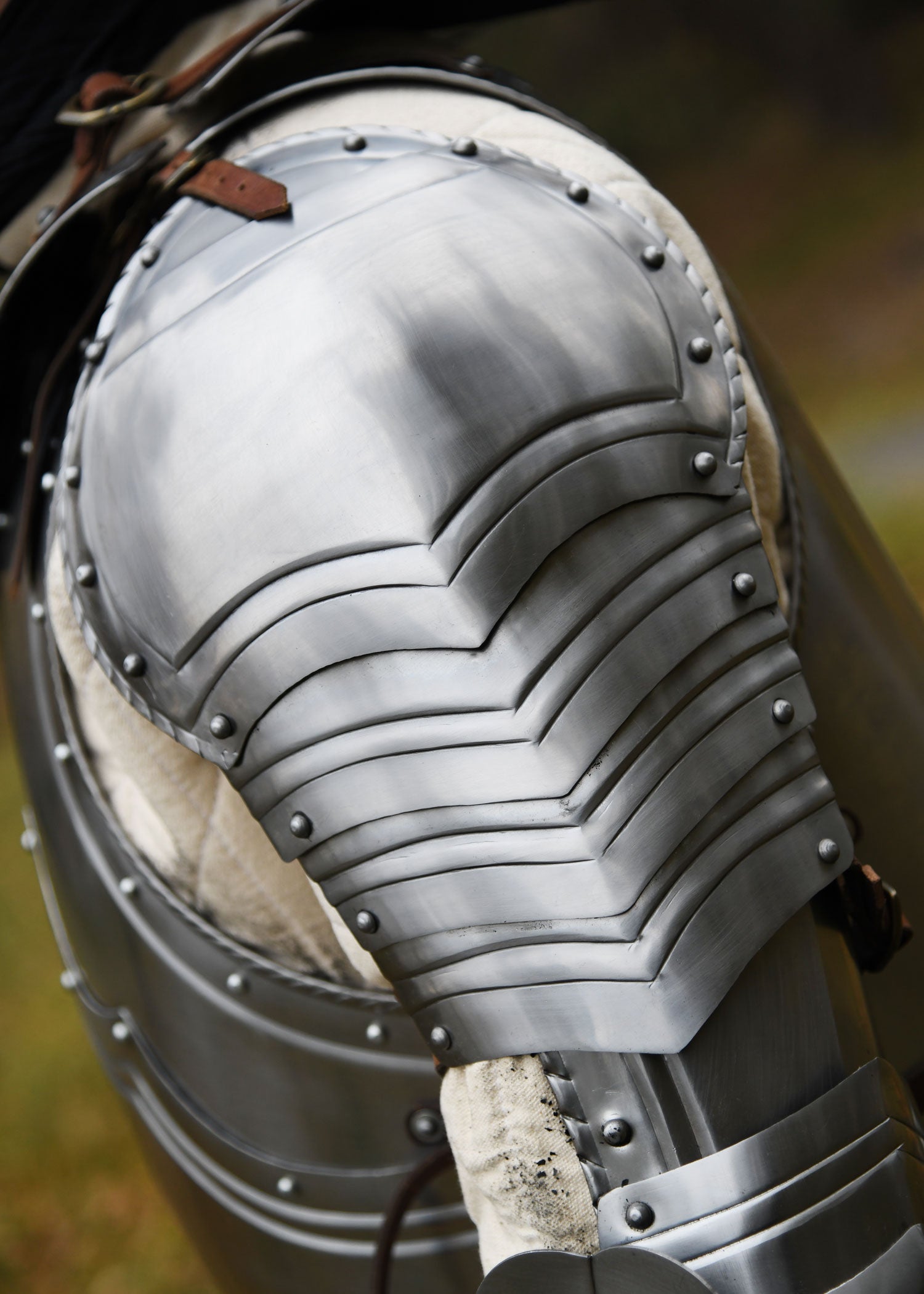 Imagen única de: Axilas Góticas, Hombreras, Par, Acero De 1,2 Mm