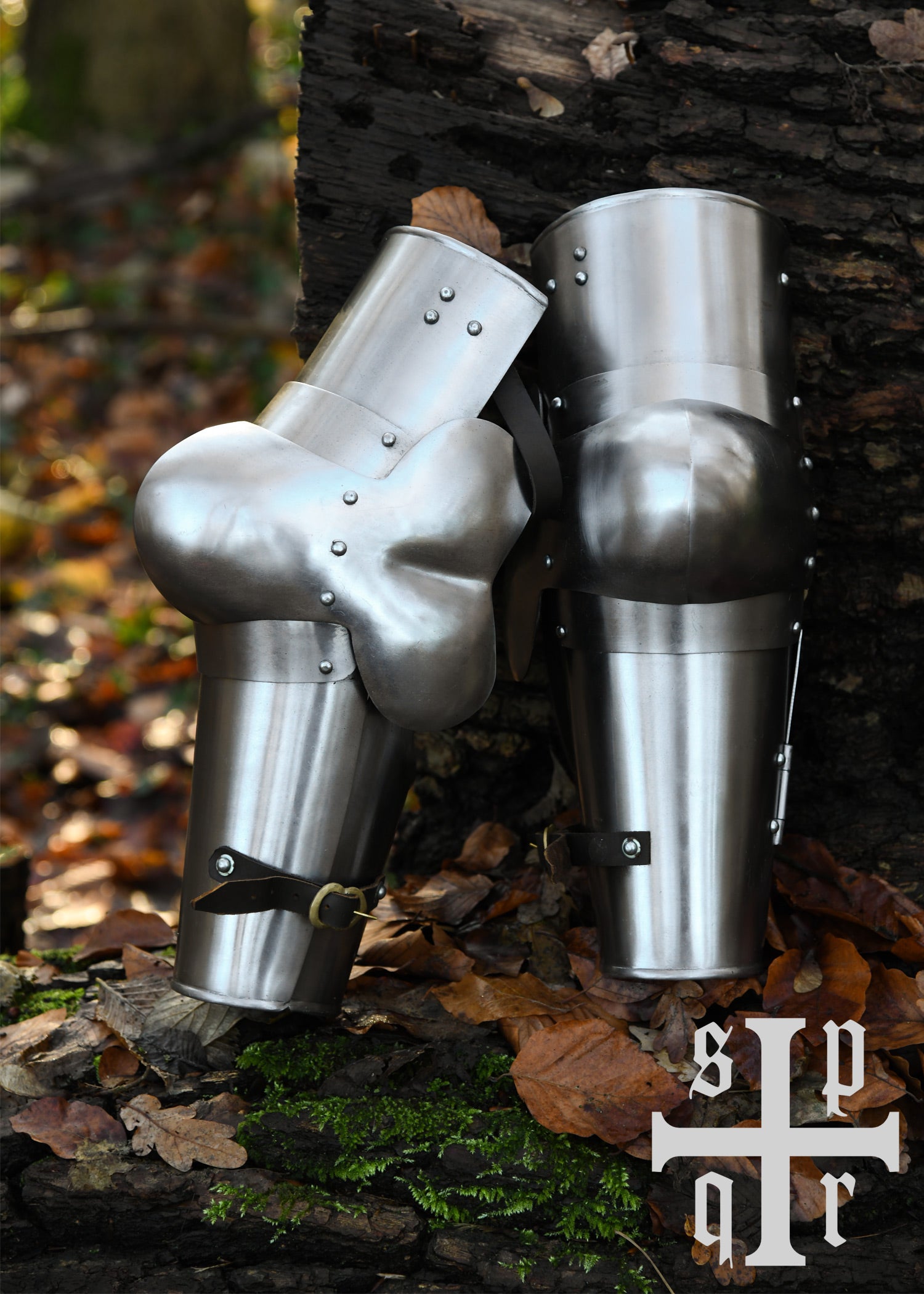 Imagen única de: Armadura Medieval Con Coderas, Siglo Xiv, Acero De 1,6 Mm