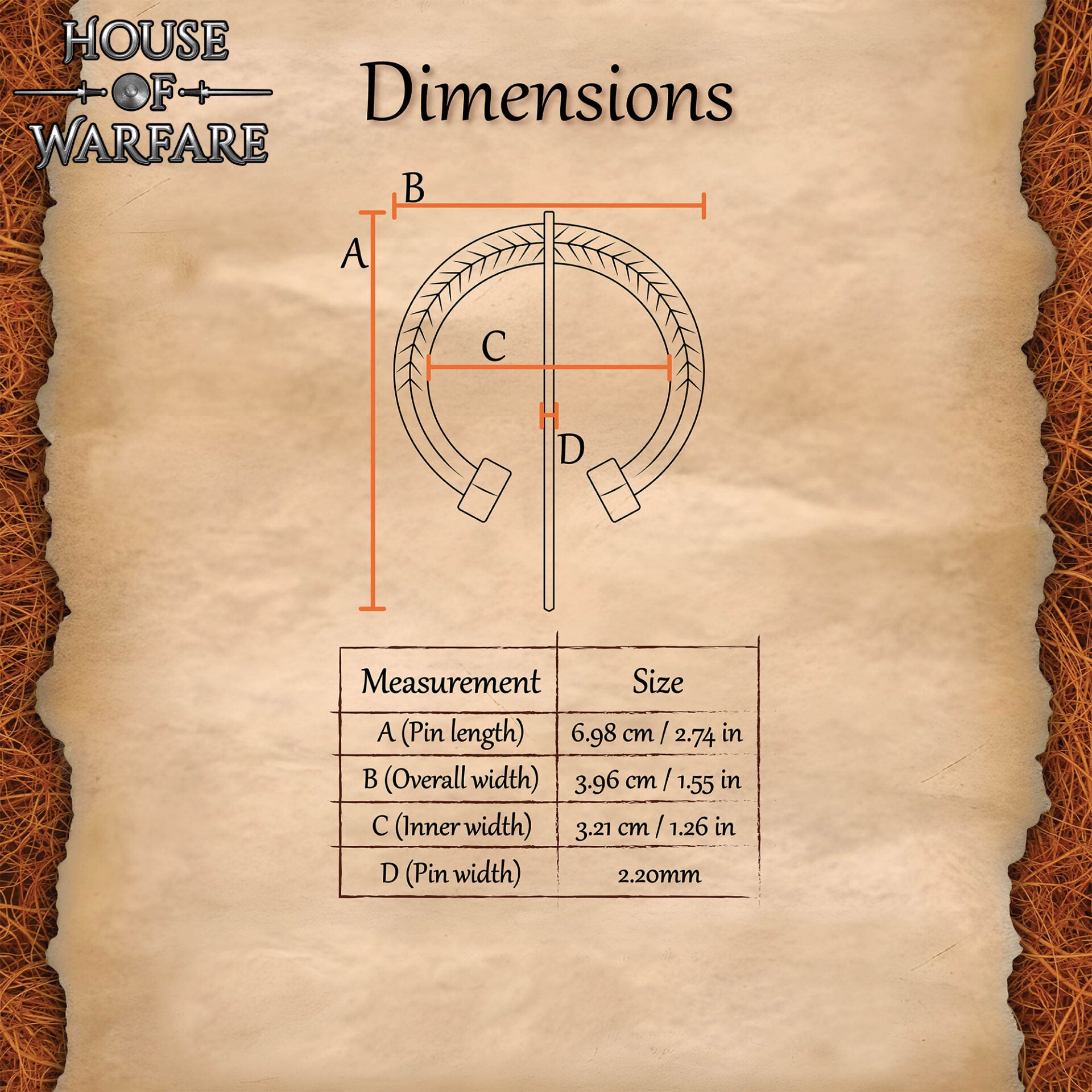 Imagen única de: Fíbula Penannular Medieval de Latón - Alfiler Pequeño de Capa para Broche de Traje Histórico y Vikingo