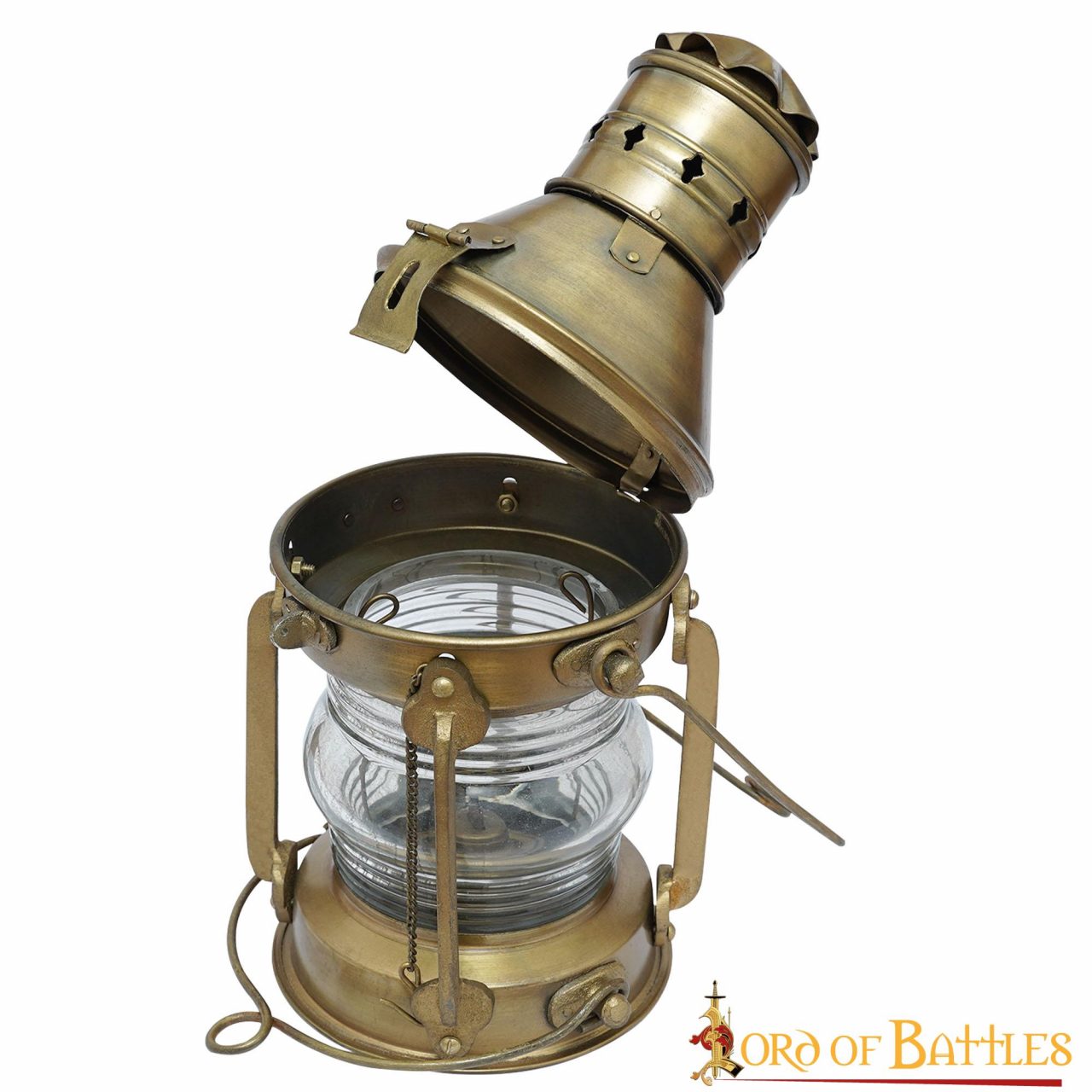 Imagen única de: Linterna de Aceite Rústica Vintage Retro Pure Brass