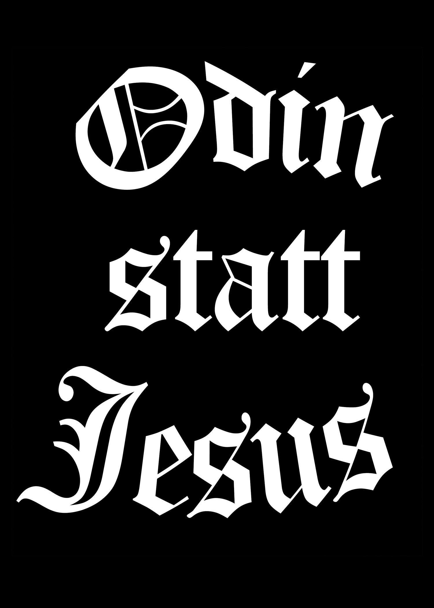 Imagen única de: Camisa De Manga Larga Odín En Lugar De Jesús