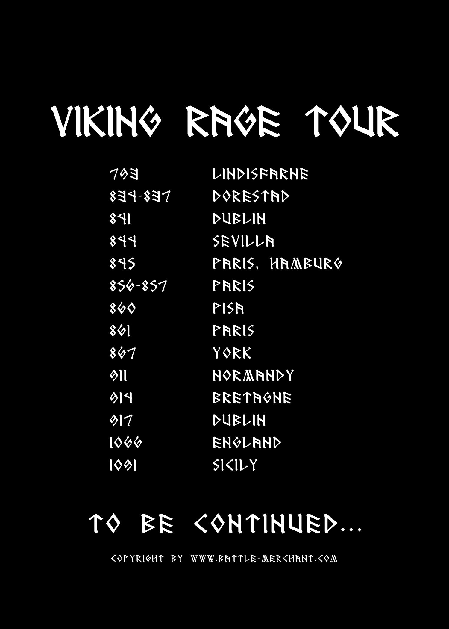 Imagen única de: Camiseta De Manga Larga: Viking Rage Tour