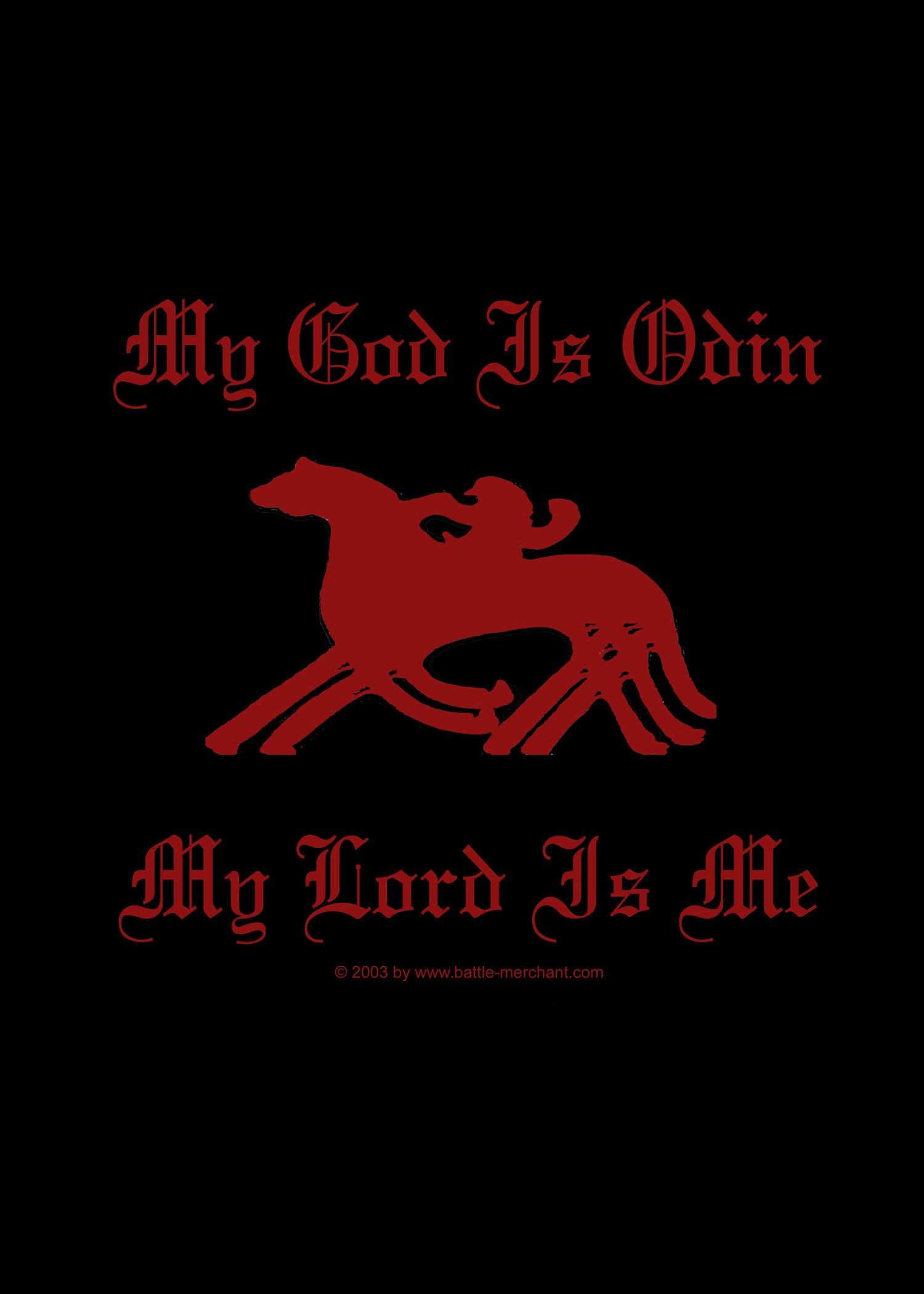 Imagen única de: Sudadera Con Capucha: Mi Dios Es Odin