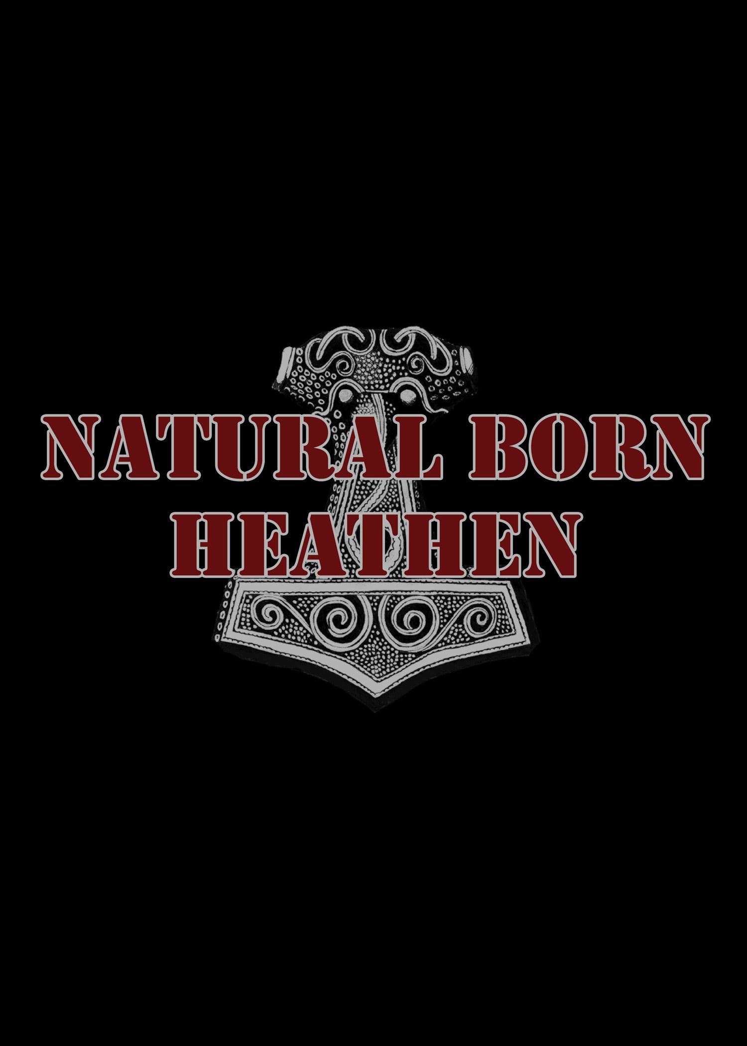 Imagen única de: Camiseta Natural Born Heathen