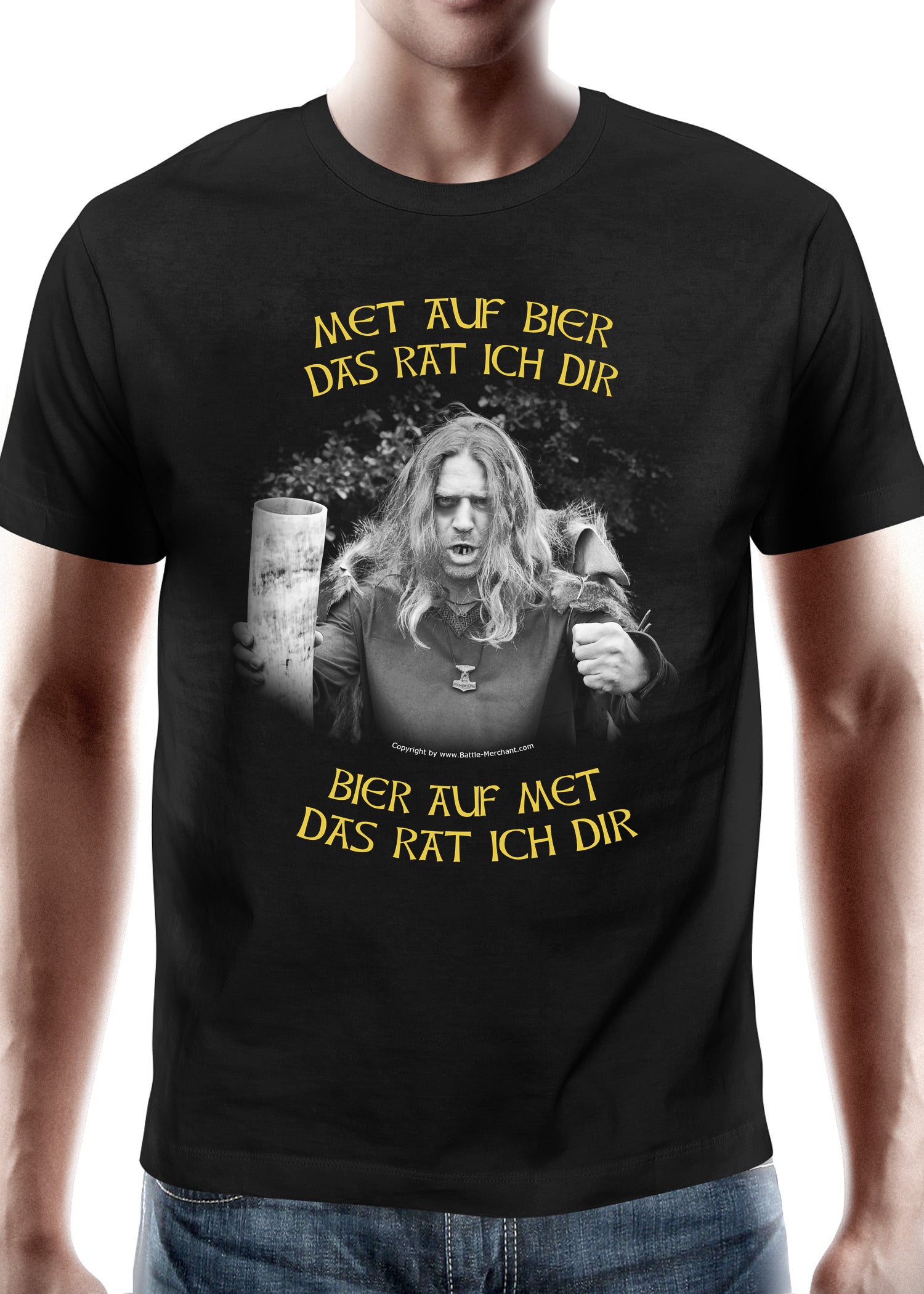 Imagen única de: Camiseta - Hidromiel Con Cerveza - Eso Es Lo Que Te Aconsejo