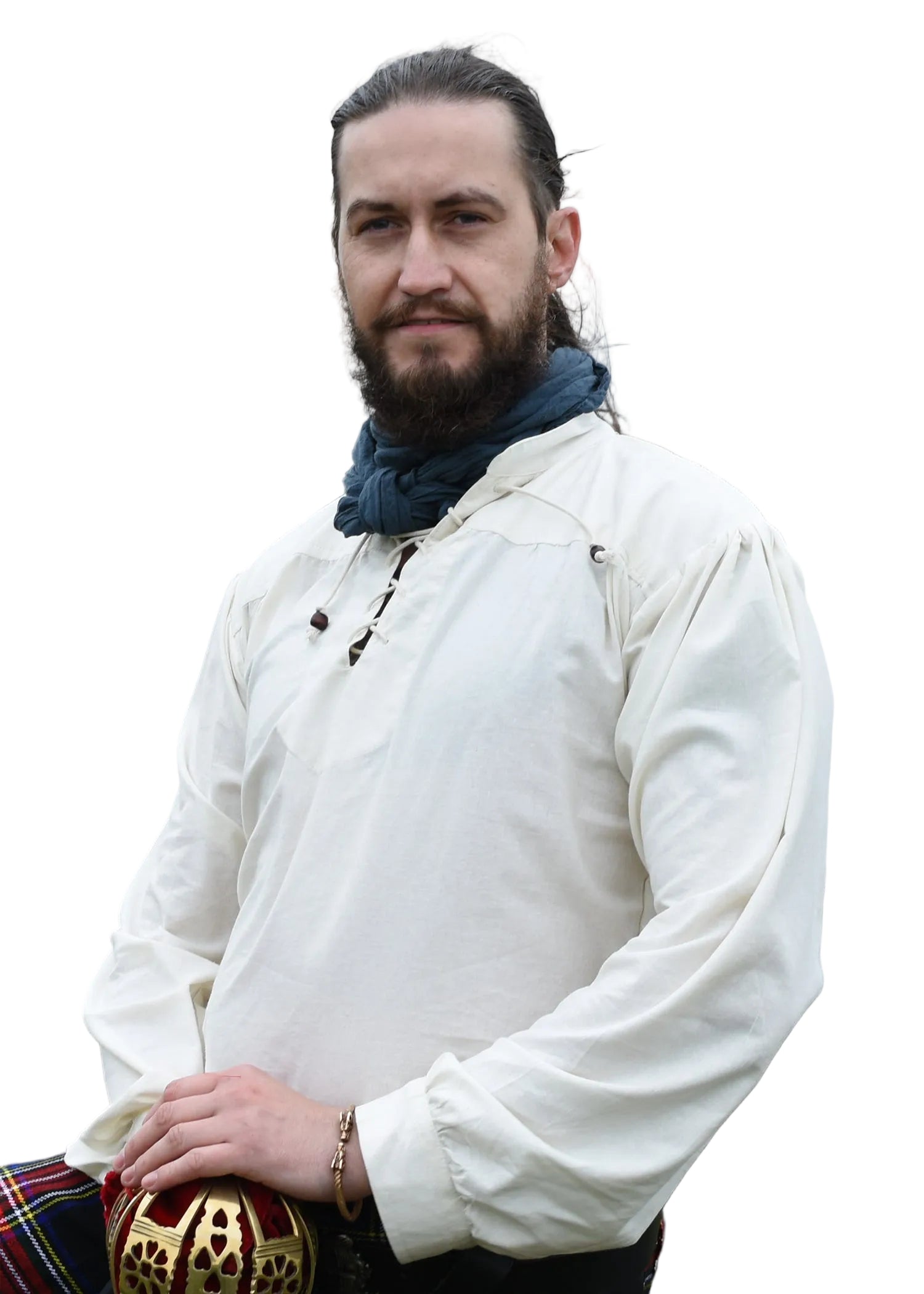 Imagen única de: Camisa Medieval Ludwig, Natural