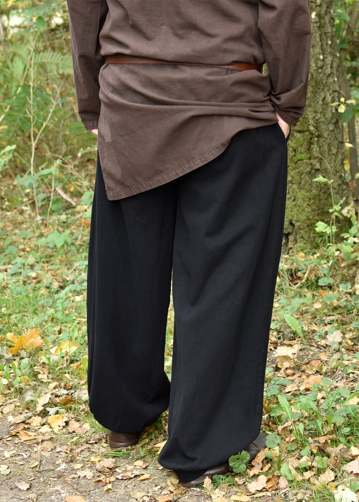Imagen única de: Pantalón Medieval Ancho Hermann, Negro