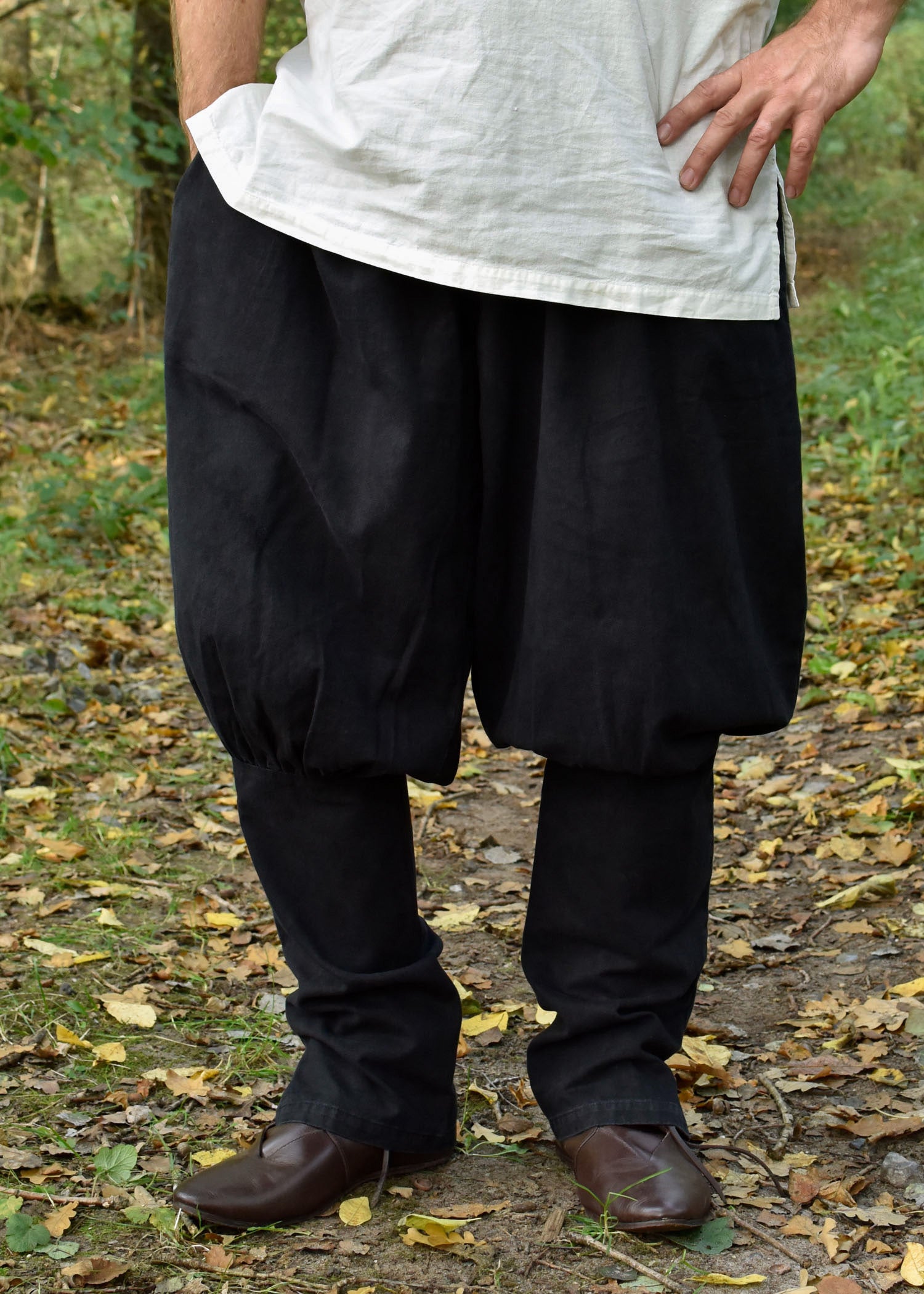 Imagen única de: Pantalón Vikingo / Pantalón De Junco Olaf, Negro
