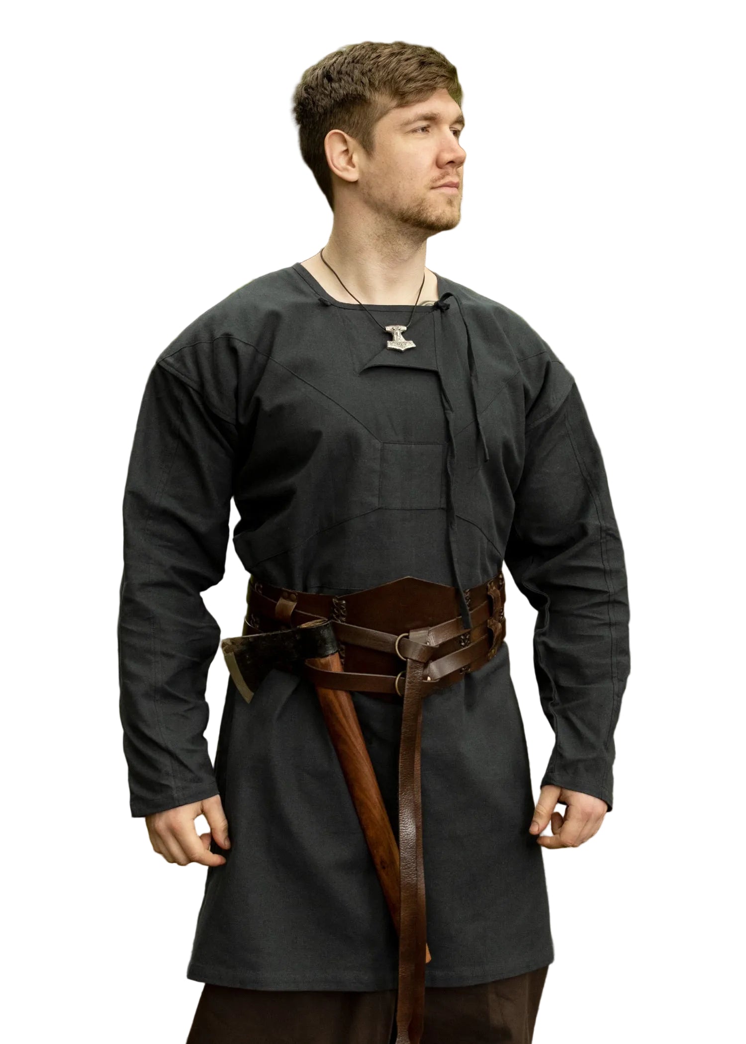 Imagen única de: Túnica Vikinga, Reconstrucción De Viborg, Azul Oscuro