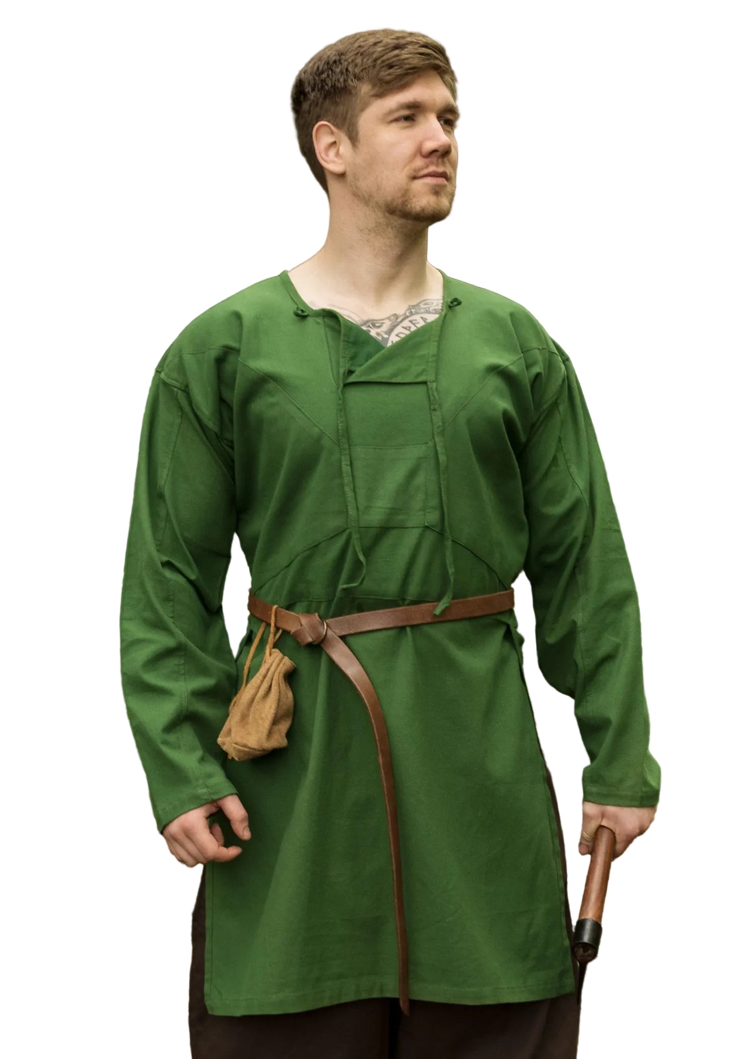 Imagen única de: Túnica Vikinga, Reconstrucción De Viborg, Verde