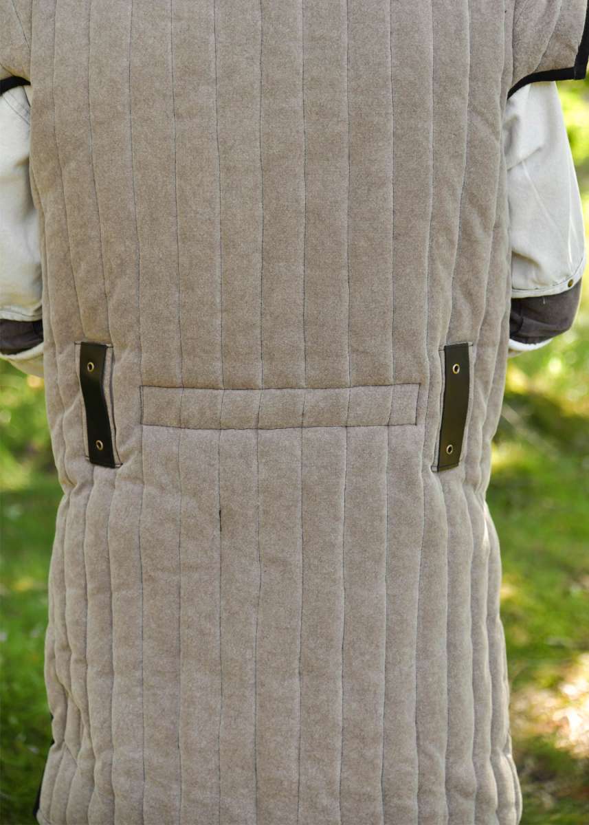 Gambeson Medieval Vari, Marrón-Negro