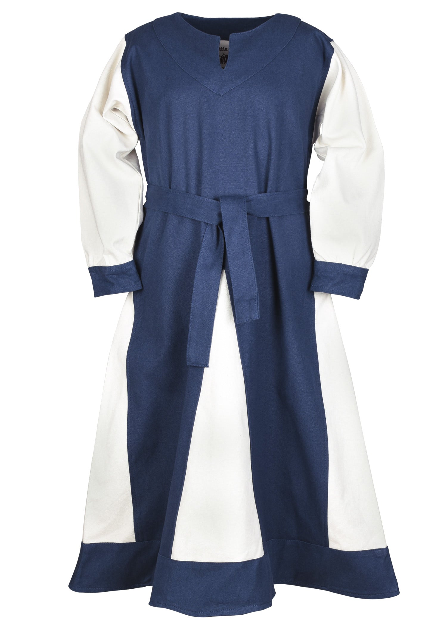 Imagen única de: Vestido Vikingo Infantil Solveig, Azul/natural