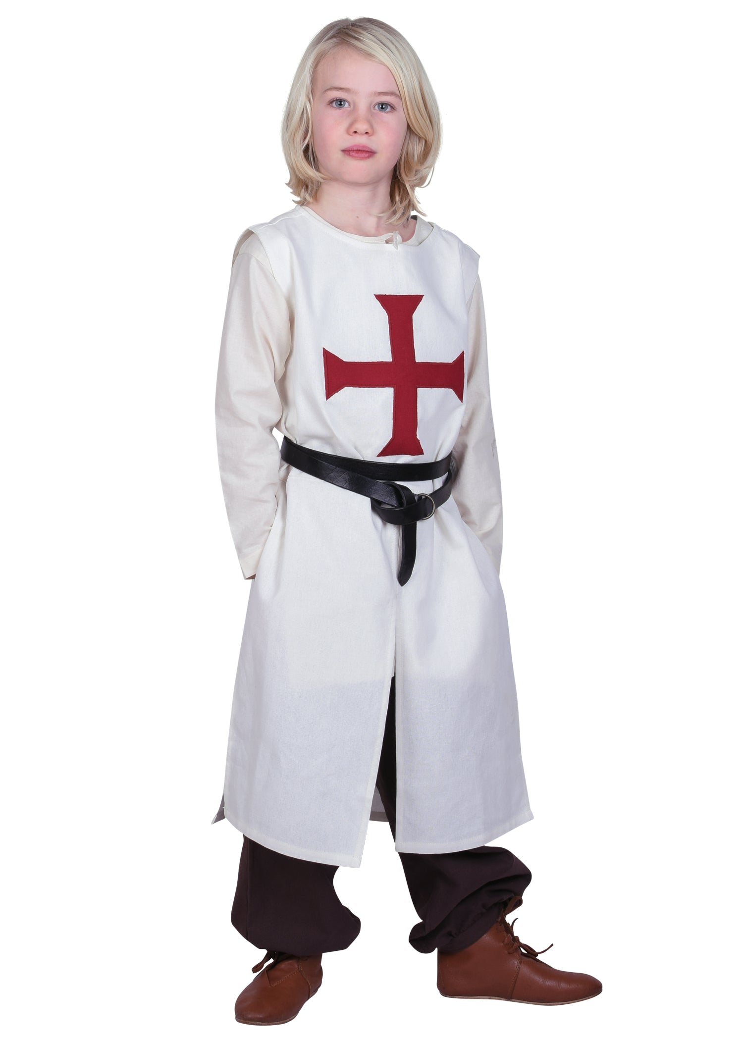 Imagen única de: Tabardo Infantil Alexander, Templario, Natural/rojo