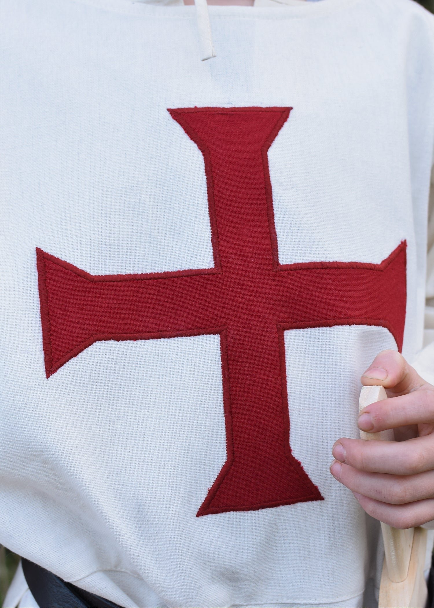 Imagen única de: Tabardo Infantil Alexander, Templario, Natural/rojo