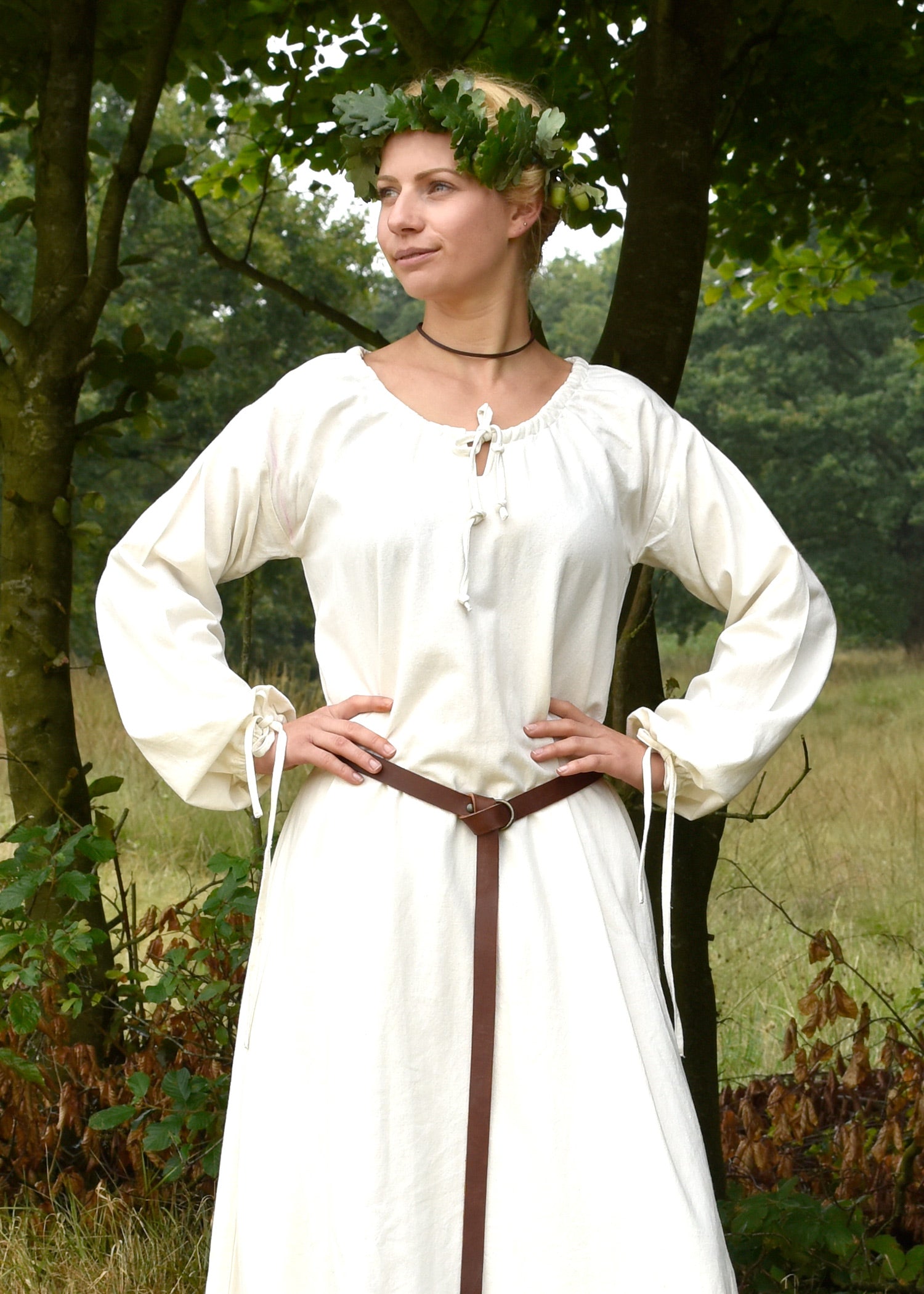Imagen única de: Vestido Medieval, Enagua Ana, Natural.