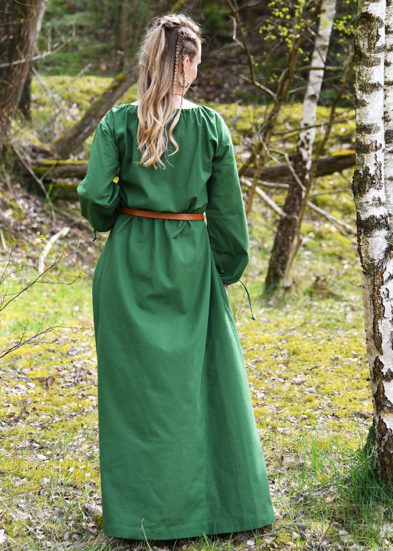 Imagen única de: Vestido Medieval, Vestido Interior Ana, Verde