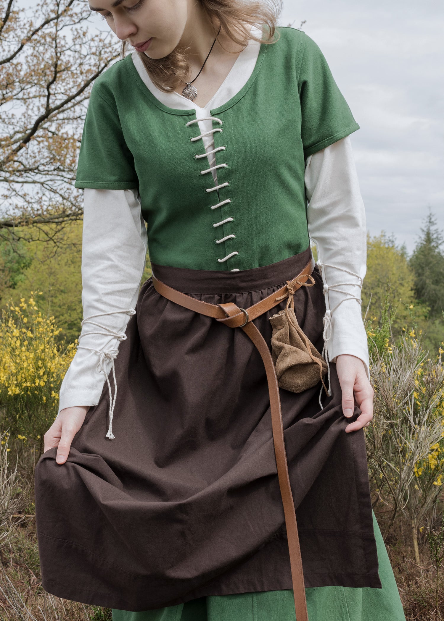 Imagen única de: Delantal Medieval, Marrón