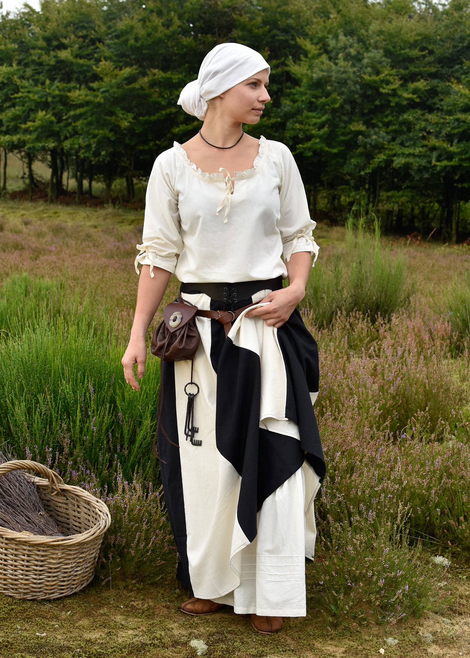 Imagen única de: Banderín Medieval, Pañuelo En La Cabeza, Natural