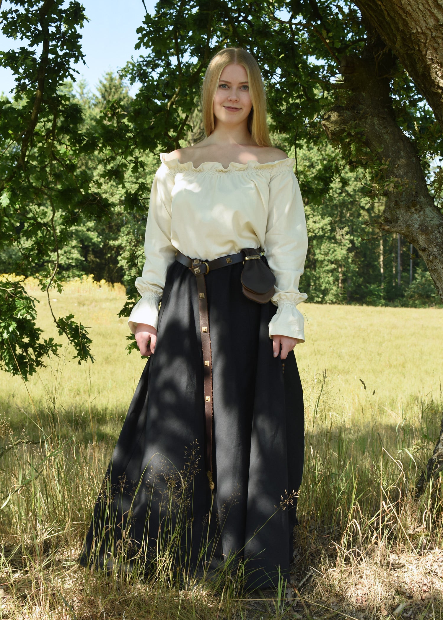 Imagen única de: Blusa Medieval Carmen, Natural