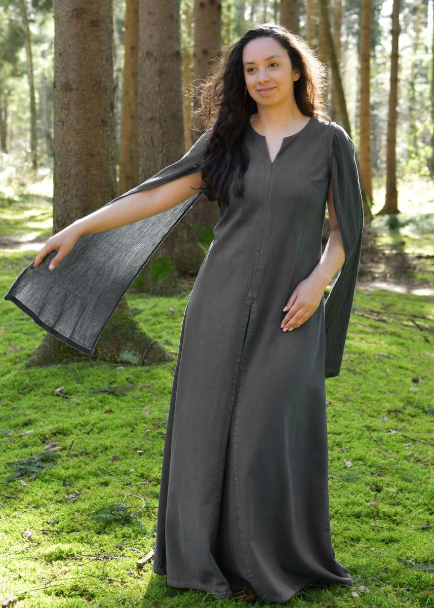 Vestido Elira de Manga Larga, Gris
