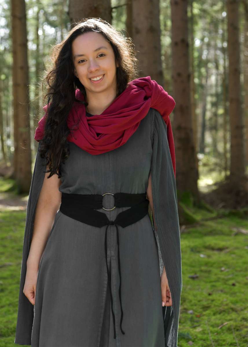 Vestido Elira de Manga Larga, Gris