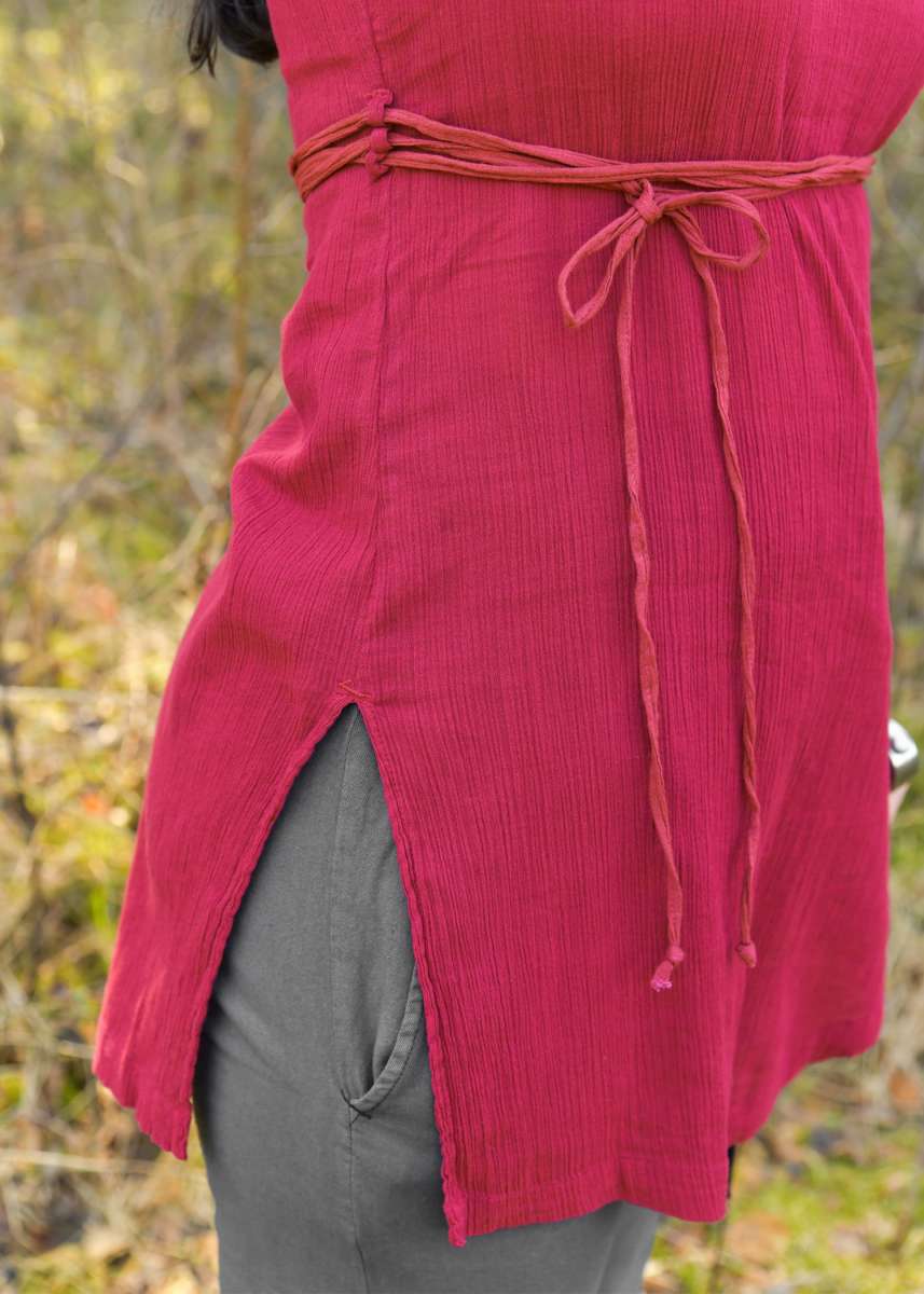 Túnica para Mujer Nimith, Rojo Burdeos Lavado